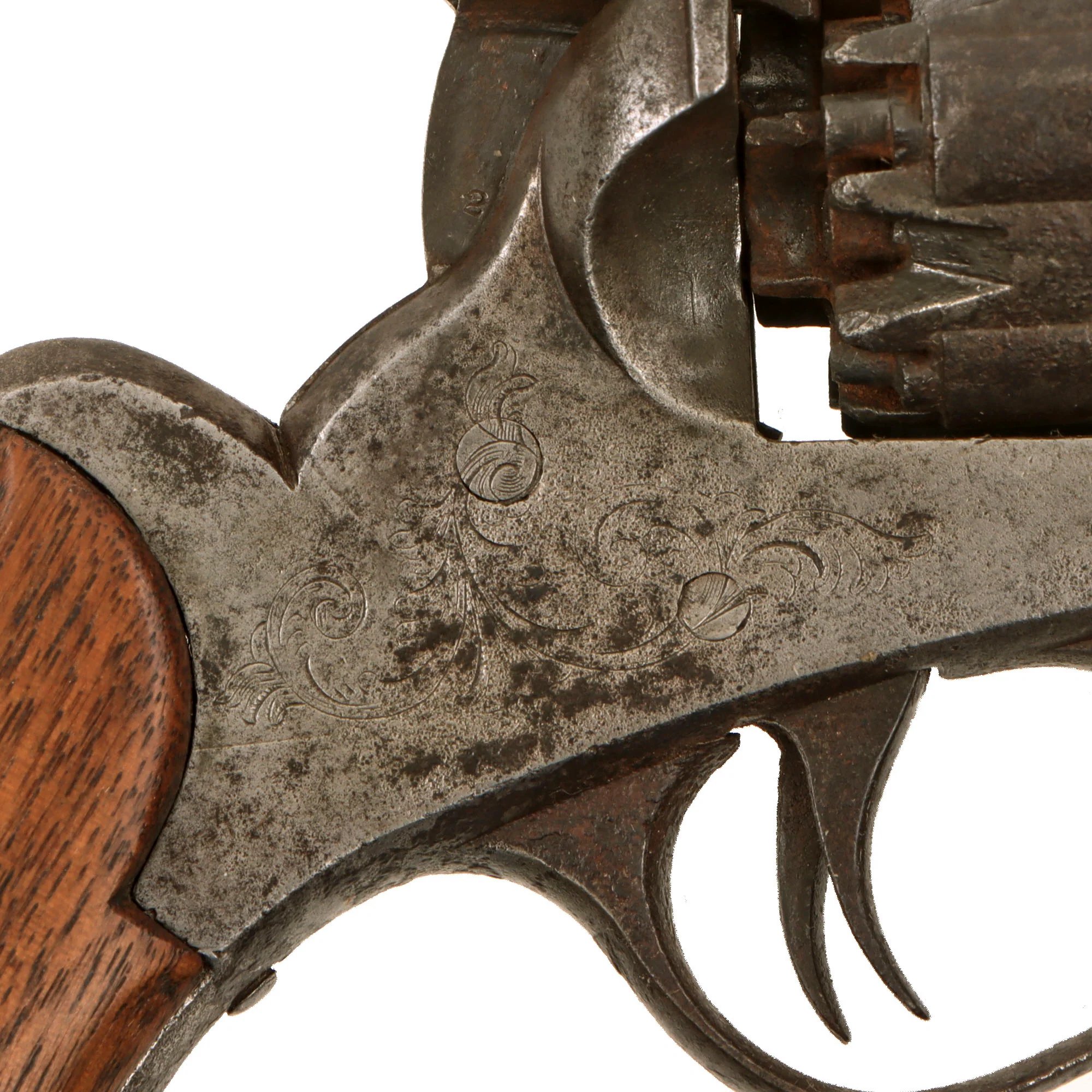 Original U.S. Civil War Rare John Walch 1859 Patent .36cal Navy Six Chamber 12 Shot Percussion Revolver Serial 20 - Only 200 Ever Made Circa 1859 - 1862 — image 14