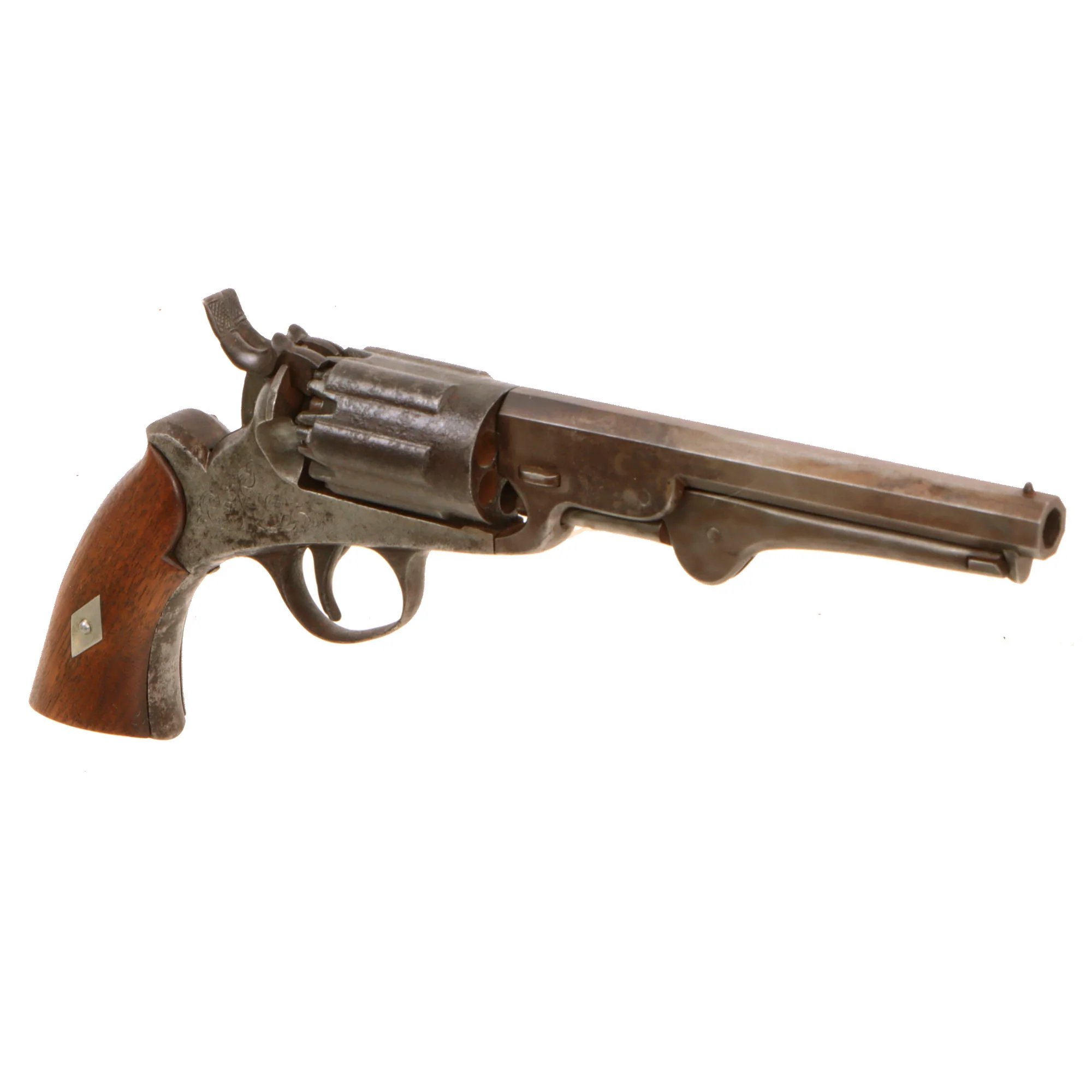 Original U.S. Civil War Rare John Walch 1859 Patent .36cal Navy Six Chamber 12 Shot Percussion Revolver Serial 20 - Only 200 Ever Made Circa 1859 - 1862 — image 2
