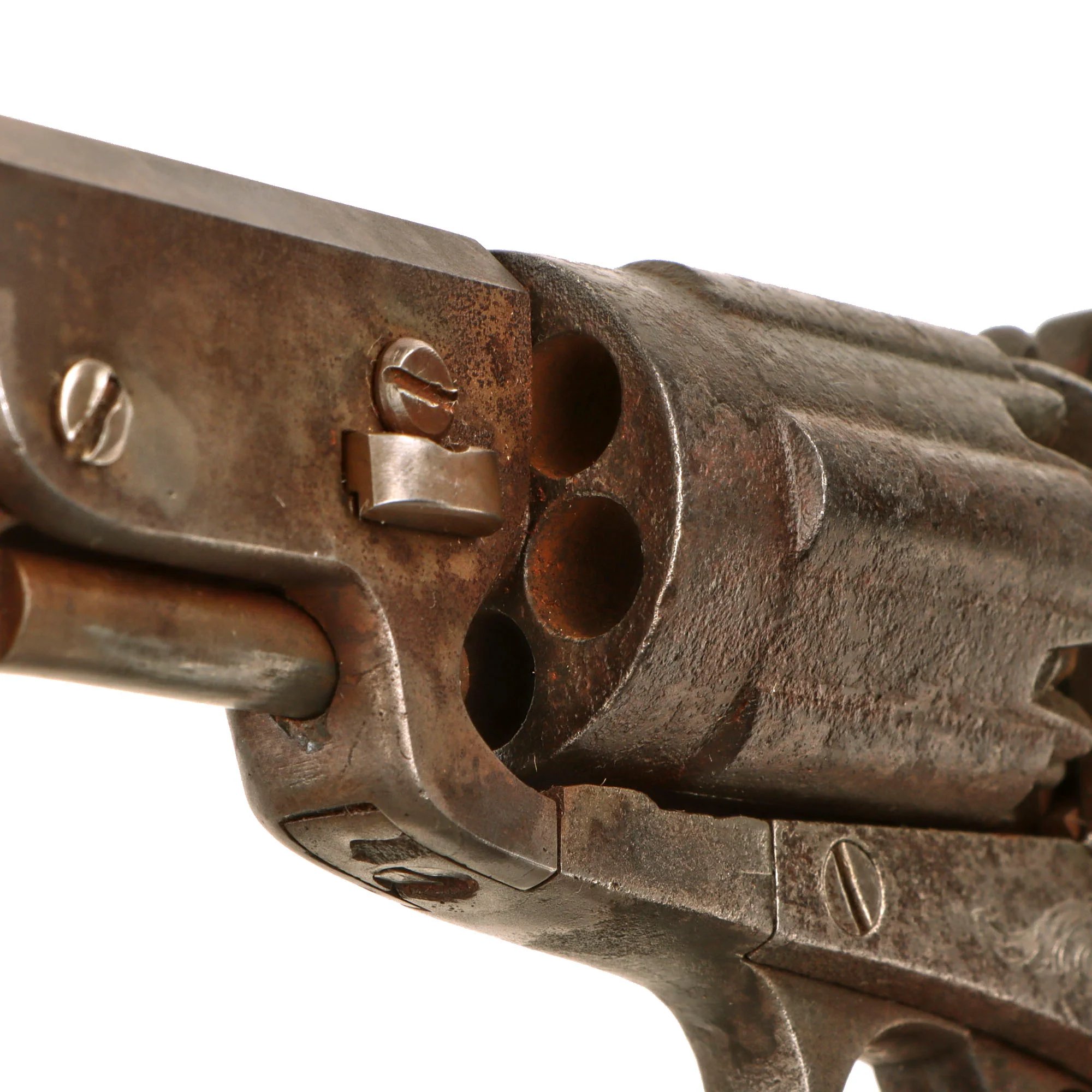 Original U.S. Civil War Rare John Walch 1859 Patent .36cal Navy Six Chamber 12 Shot Percussion Revolver Serial 20 - Only 200 Ever Made Circa 1859 - 1862 — image 23