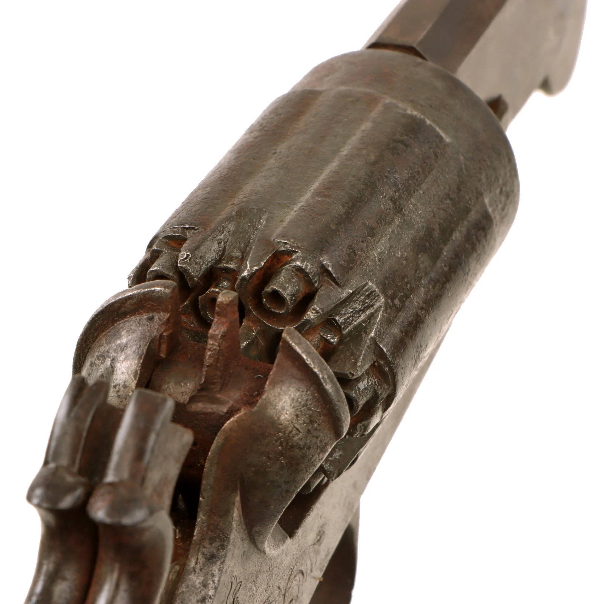 Original U.S. Civil War Rare John Walch 1859 Patent .36cal Navy Six Chamber 12 Shot Percussion Revolver Serial 20 - Only 200 Ever Made Circa 1859 - 1862 — image 30