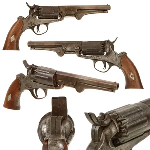 Original U.S. Civil War Rare John Walch 1859 Patent .36cal …