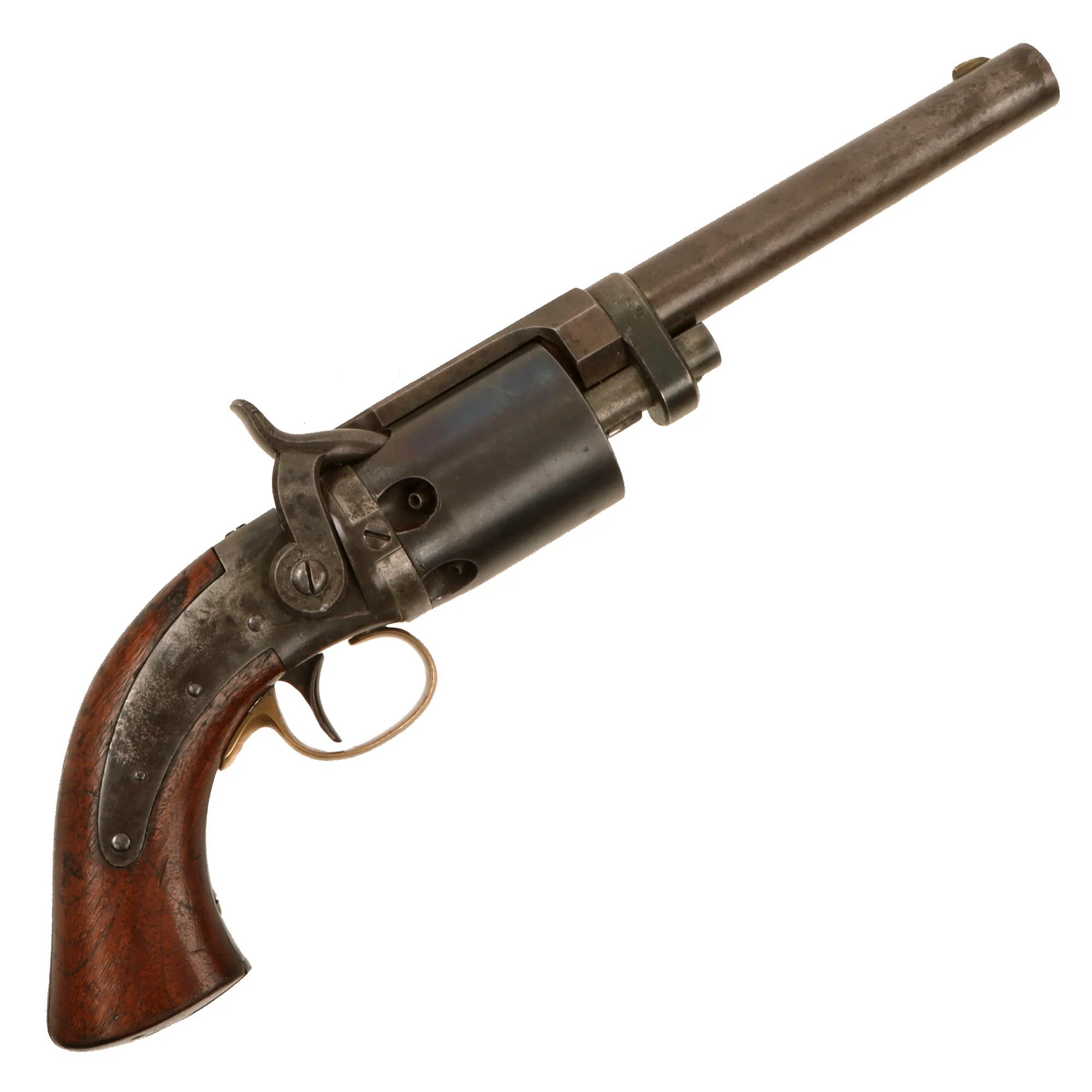 Original Rare U.S. Massachusetts Arms Company Wesson & Leavitt Patent First Model Dragoon Model Percussion Revolver - Serial No. 4 — image 2