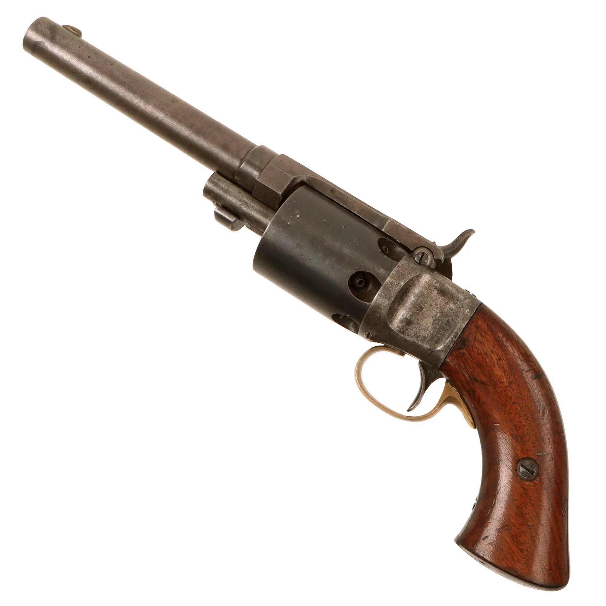 Original Rare U.S. Massachusetts Arms Company Wesson & Leavitt Patent First Model Dragoon Model Percussion Revolver - Serial No. 4 — image 3
