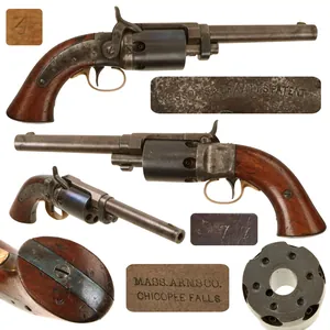 Original Rare U.S. Massachusetts Arms Company Wesson & Leavitt Patent …