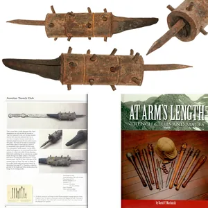 Original Austro-Hungarian WWI Battle Damaged Trench Raiding Club - Featured …