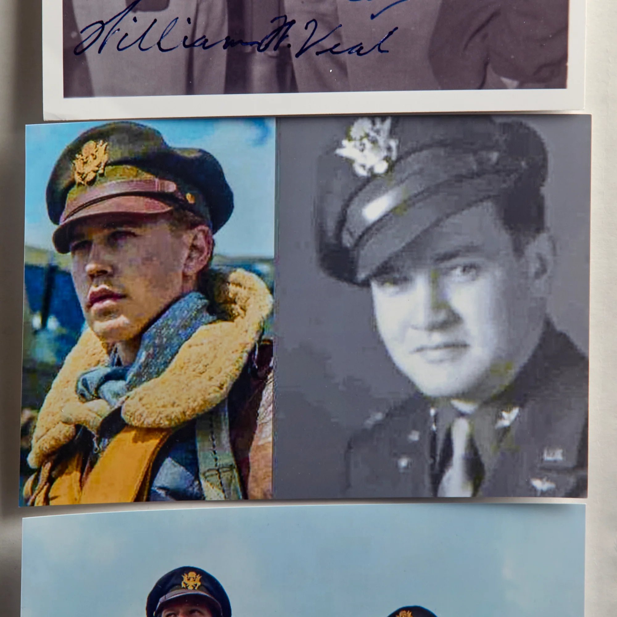 Original Signed Limited Edition Print: 'Men of the Century' by Robert Bailey Signed by 4 Famed 100th Bomb Group Airmen with Added 'Masters of the Air' Photos and Three Additional Signatures - 314/350 - 29 ¼ x 40' — image 13