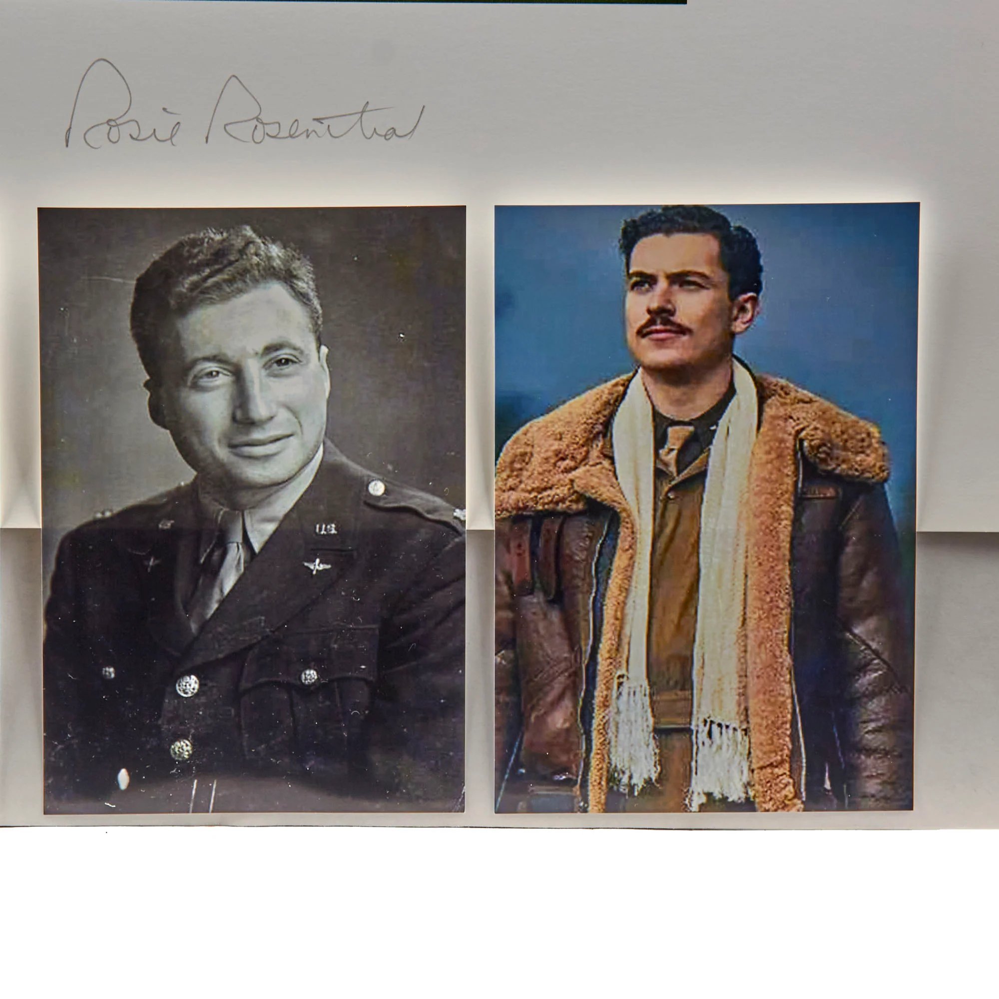 Original Signed Limited Edition Print: 'Men of the Century' by Robert Bailey Signed by 4 Famed 100th Bomb Group Airmen with Added 'Masters of the Air' Photos and Three Additional Signatures - 314/350 - 29 ¼ x 40' — image 4