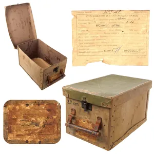 Original German WWII Soviet-Captured Luftwaffe Air Force 'Ersatz' 3.7cm Flak …