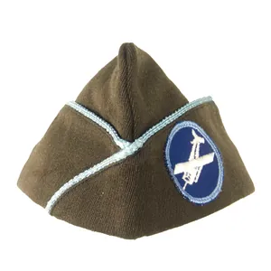 Original U.S. WWII Airborne Enlisted Garrison Cap with Infantry Piping …