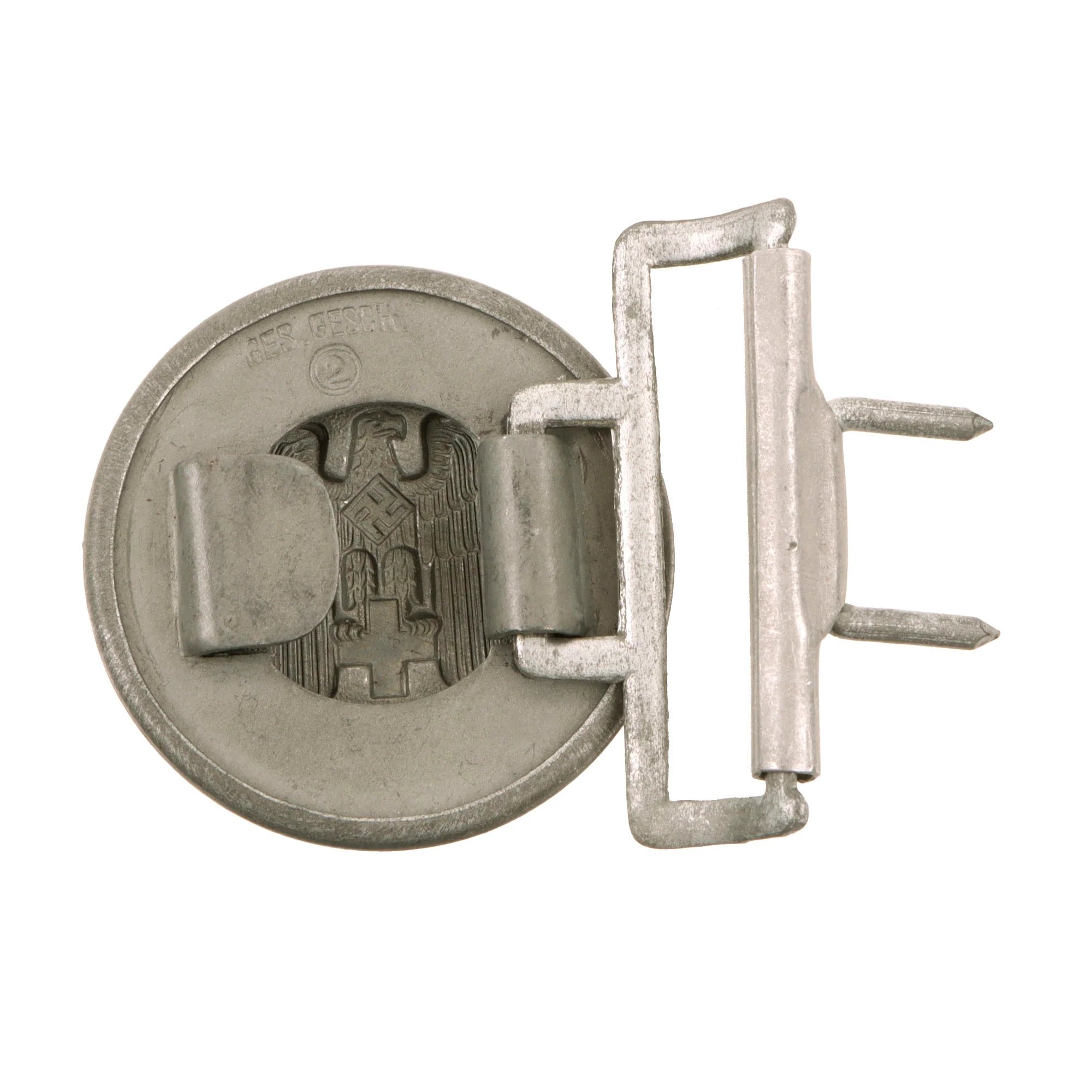 Original German WWII Red Cross DRK Officer's Brocade Belt Buckle - Deutsches Rotes Kreuz — image 2