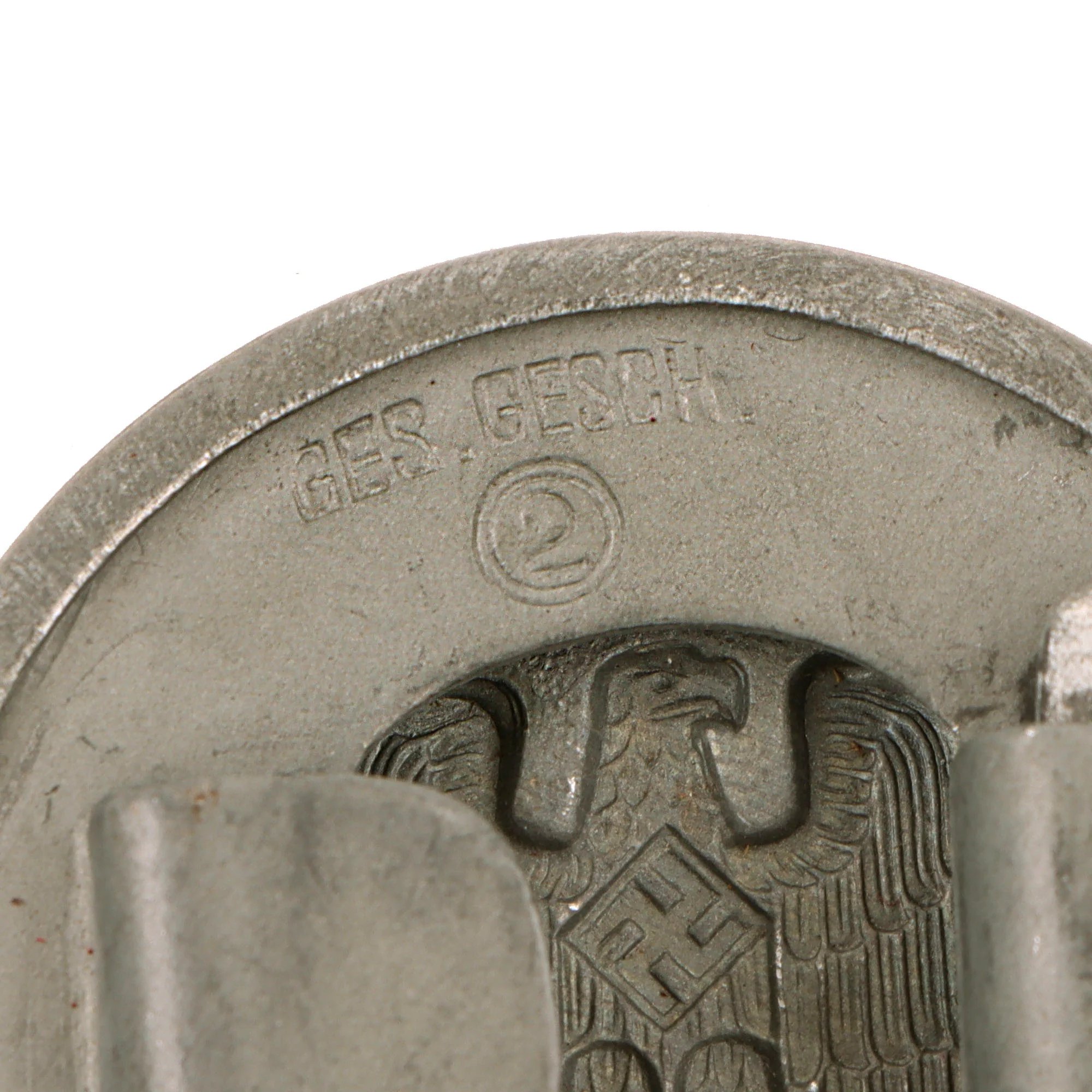 Original German WWII Red Cross DRK Officer's Brocade Belt Buckle - Deutsches Rotes Kreuz — image 3