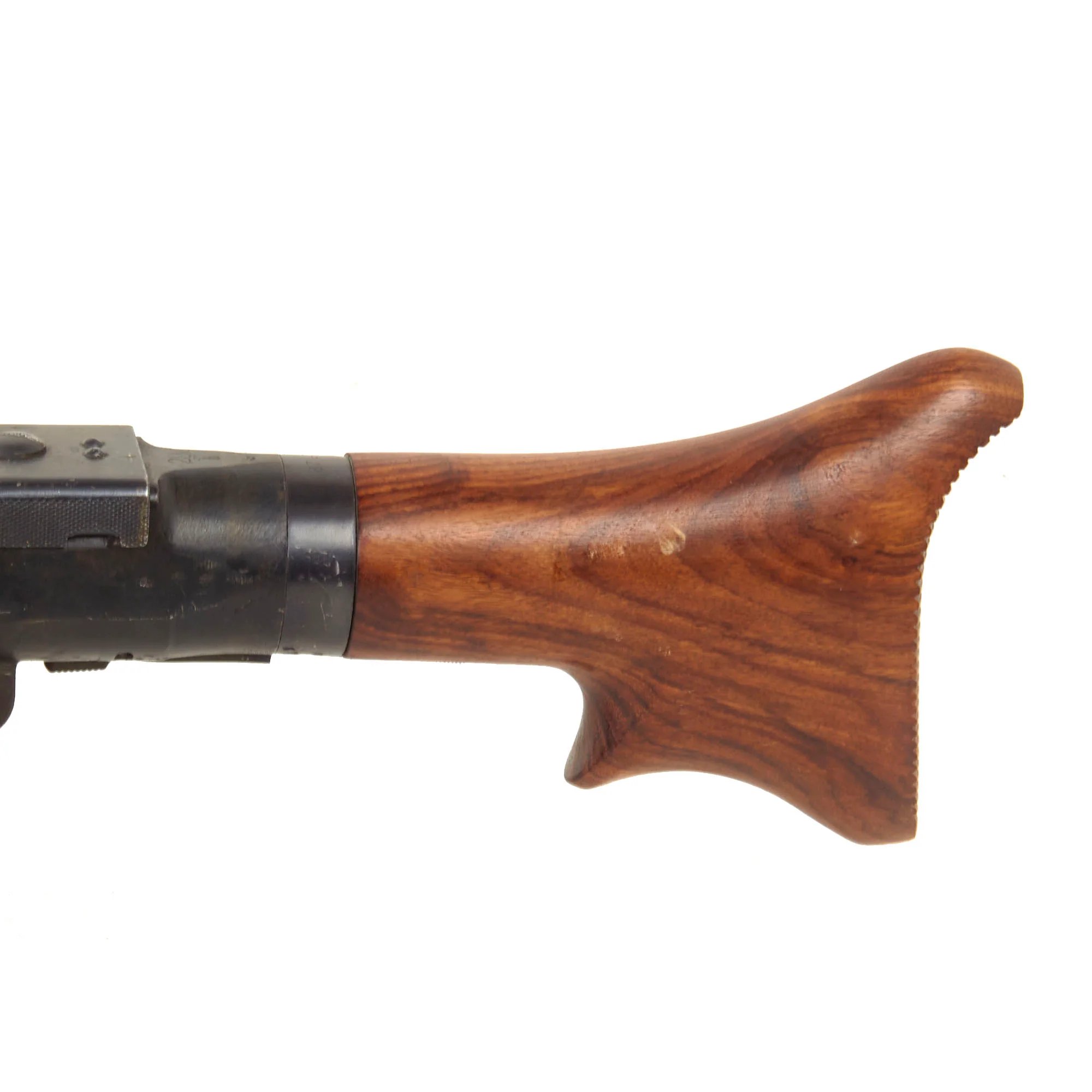 Original German WWII MG 34 Display Machine Gun Serial 7876 with Belt Carrier, Barrel in Carrier, Ammo Box, and Two Belts of Inert Ammo — image 19