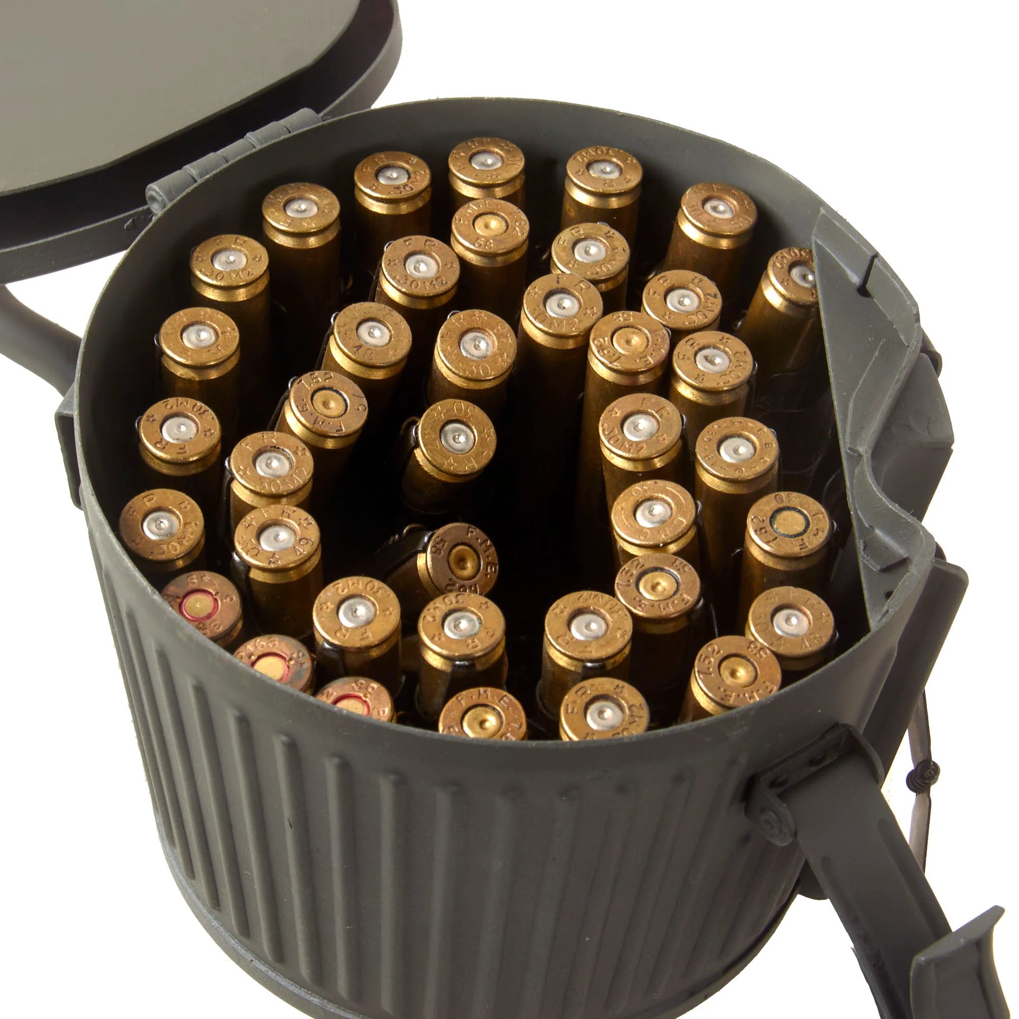 Original German WWII MG 34 Display Machine Gun Serial 7876 with Belt Carrier, Barrel in Carrier, Ammo Box, and Two Belts of Inert Ammo — image 24