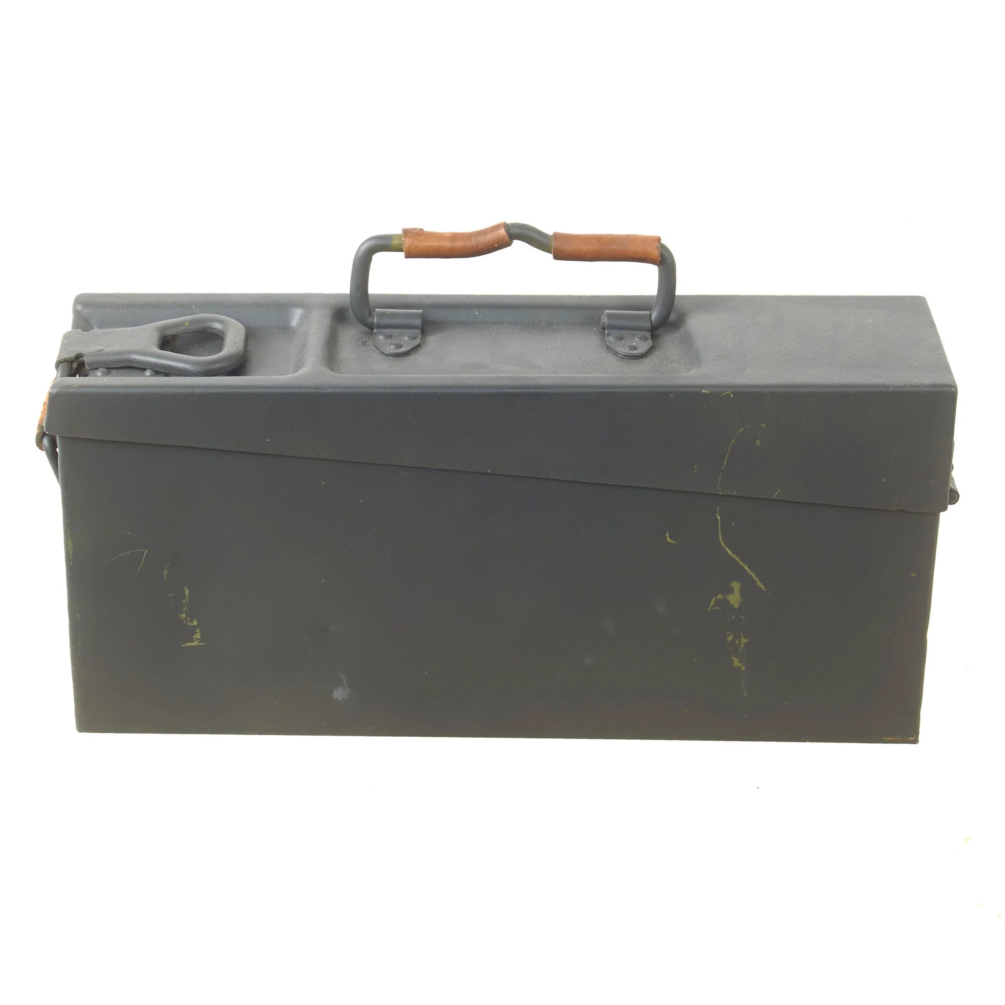 Original German WWII MG 34 Display Machine Gun Serial 7876 with Belt Carrier, Barrel in Carrier, Ammo Box, and Two Belts of Inert Ammo — image 25