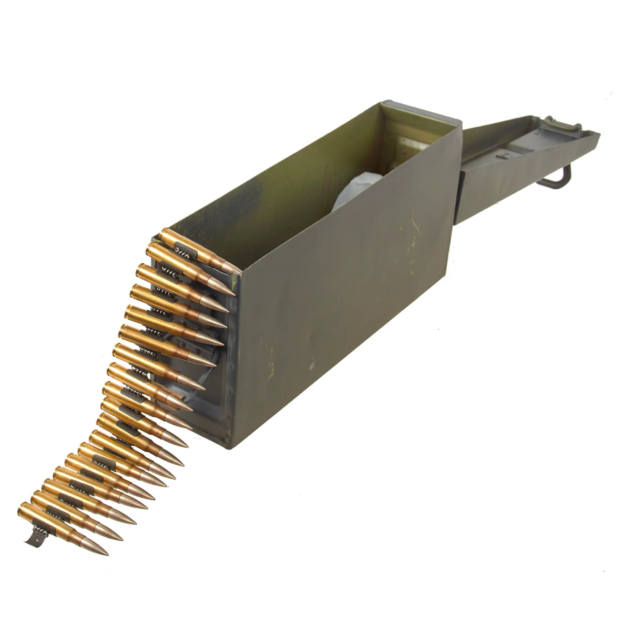 Original German WWII MG 34 Display Machine Gun Serial 7876 with Belt Carrier, Barrel in Carrier, Ammo Box, and Two Belts of Inert Ammo — image 26