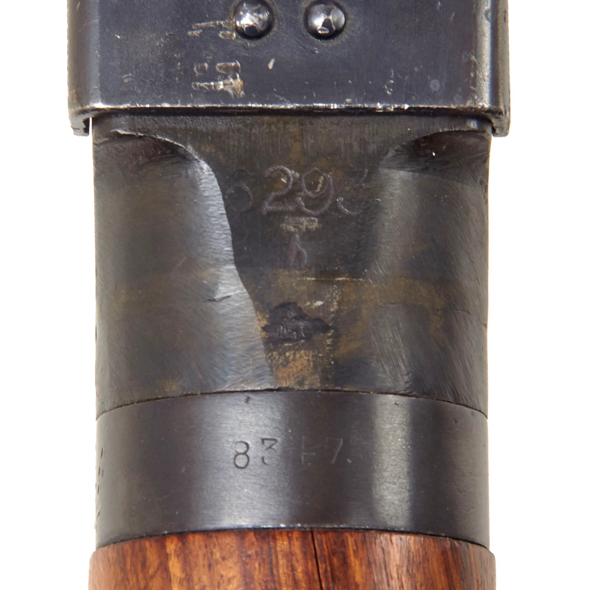 Original German WWII MG 34 Display Machine Gun Serial 7876 with Belt Carrier, Barrel in Carrier, Ammo Box, and Two Belts of Inert Ammo — image 8