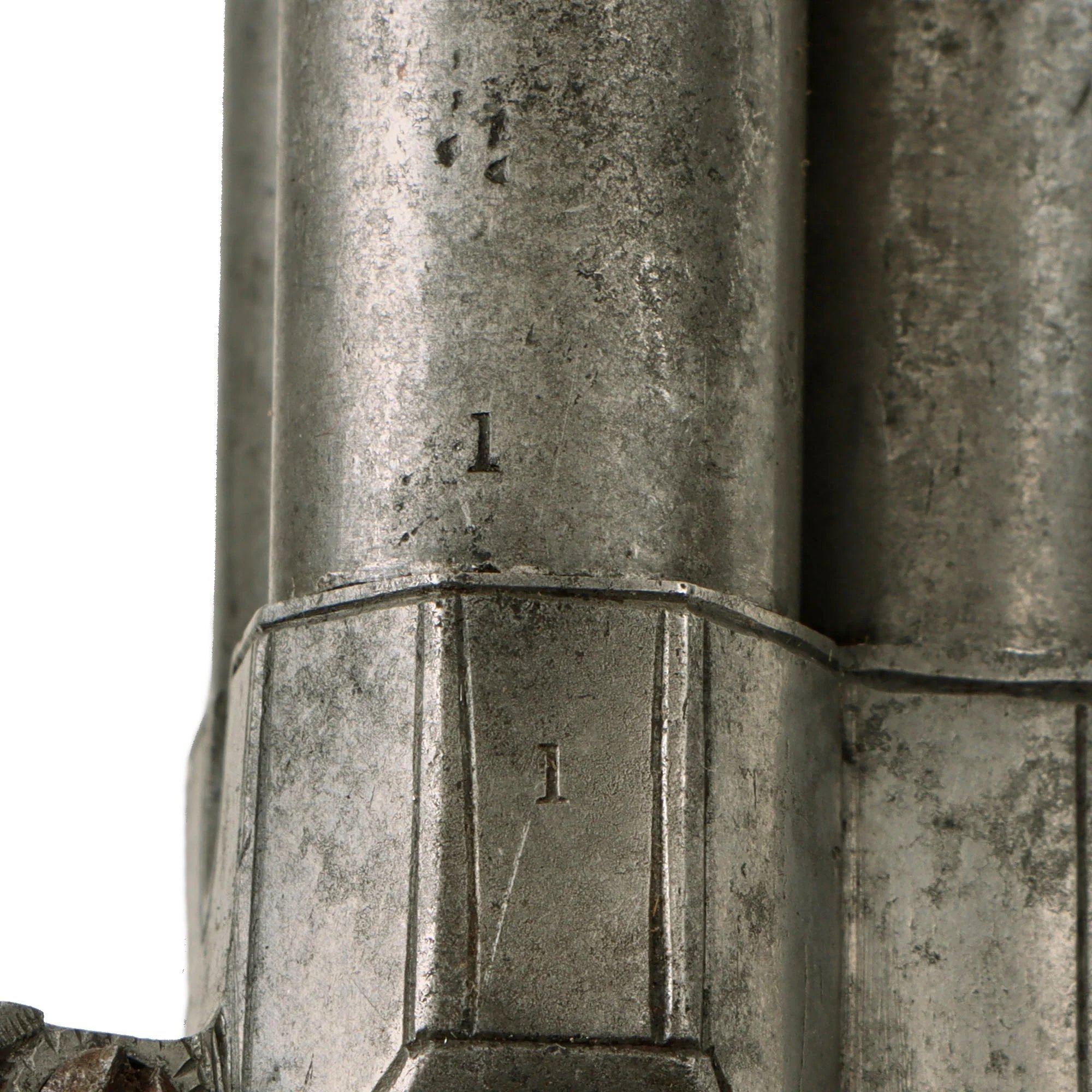 Original British Triple Barrel Percussion Converted Boxlock Tap Action Pistol by Thomas Cartmell of Doncaster - circa 1820 — image 19