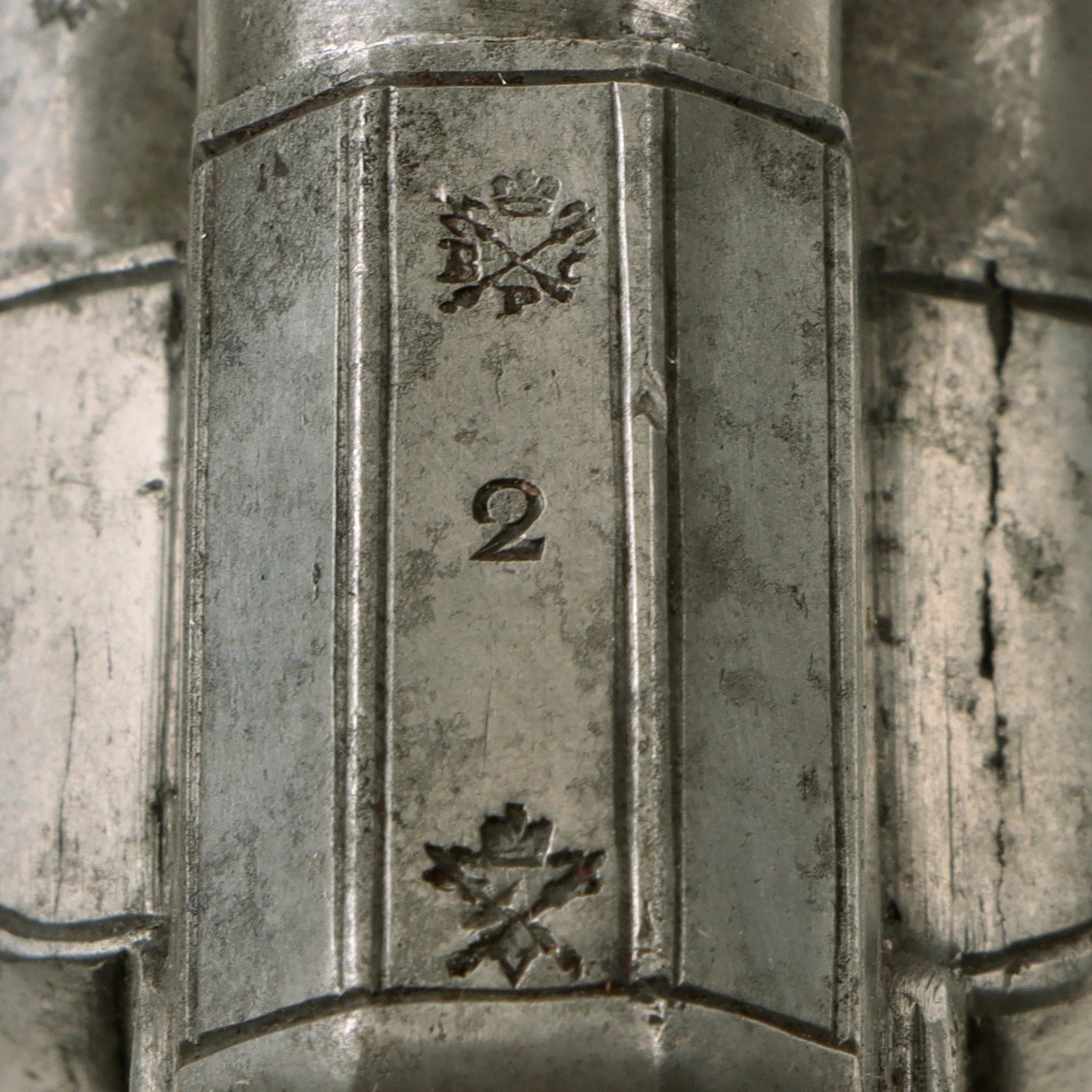 Original British Triple Barrel Percussion Converted Boxlock Tap Action Pistol by Thomas Cartmell of Doncaster - circa 1820 — image 8