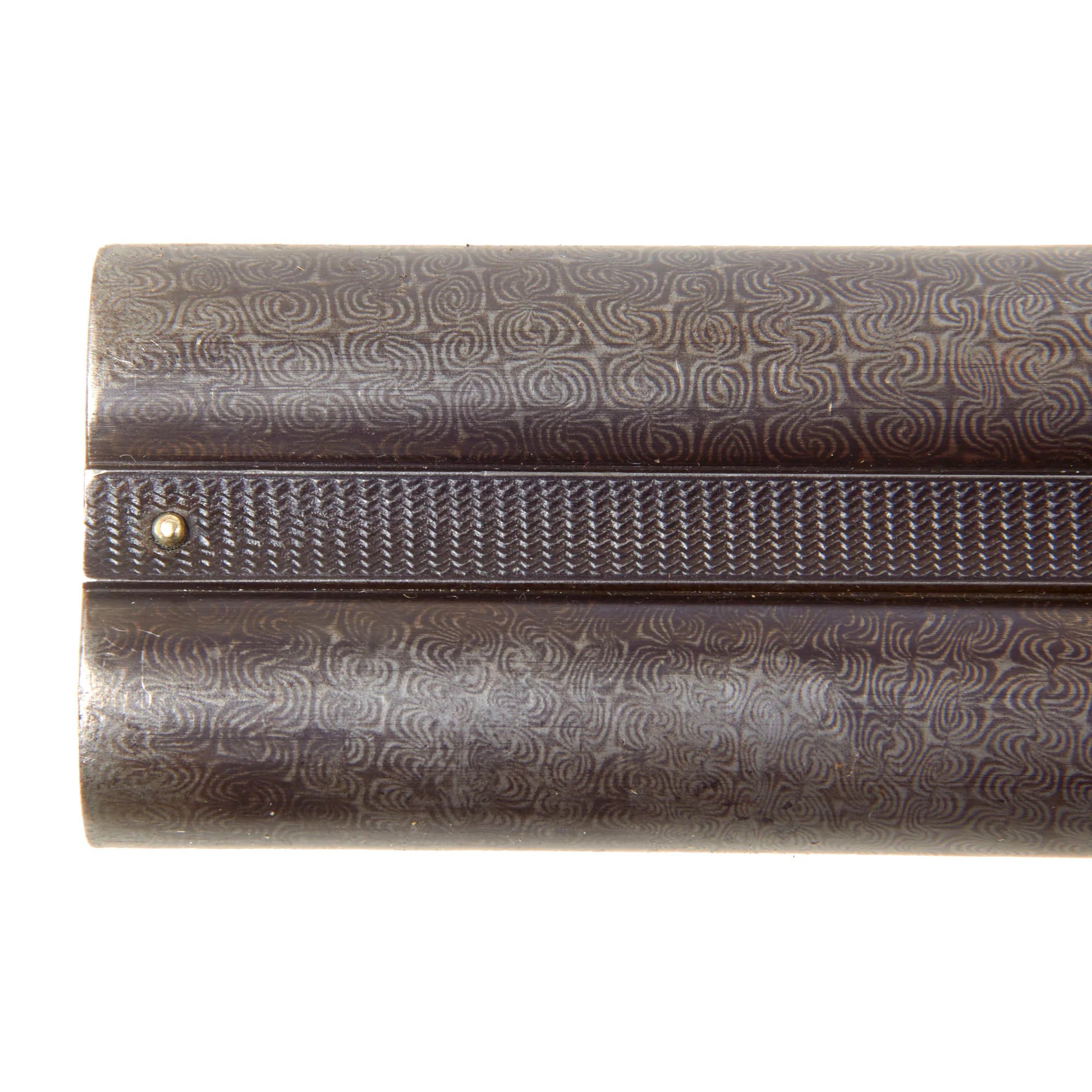 Original British 12 Bore Double Damascus Barrel Hammer Shotgun by W. & C. Scott & Son with Figured Walnut Stock Serial 47072 - Circa 1890 — image 24