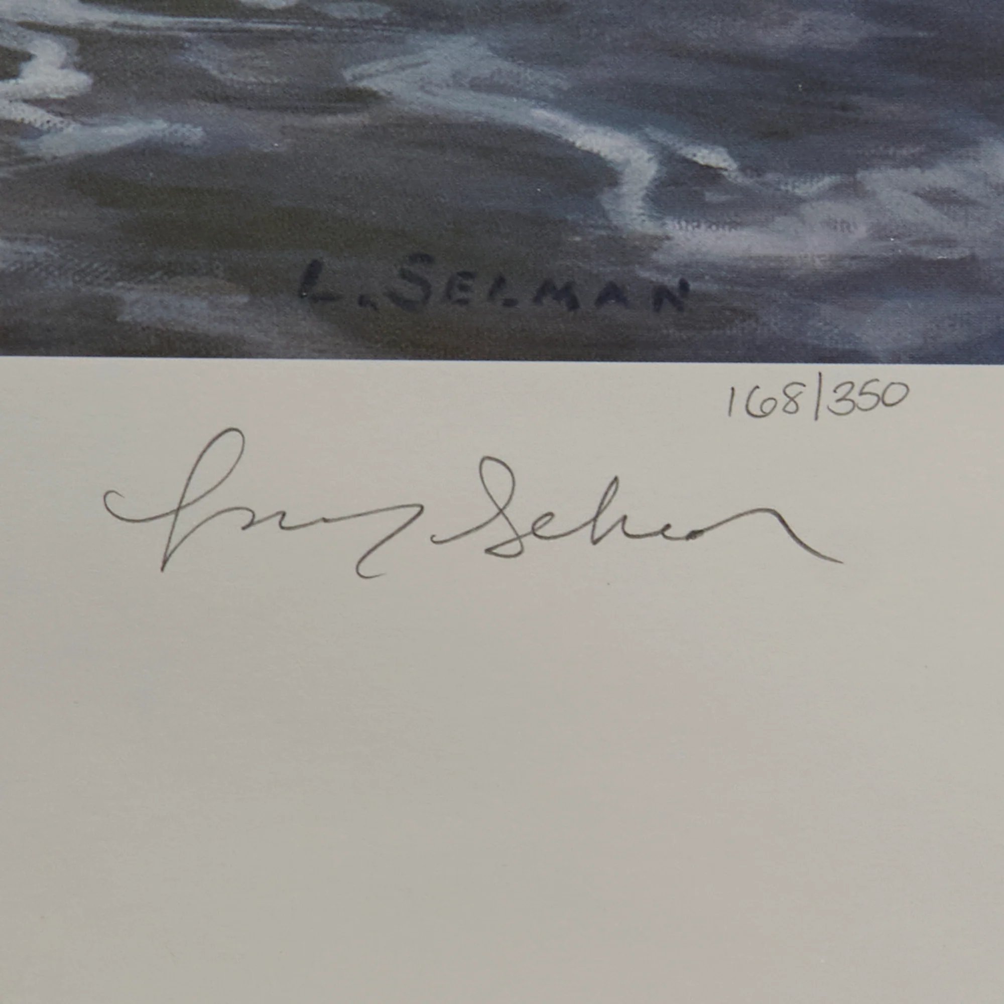 Original Signed Limited Edition Print: Framed 'The Stonewall Brigade' by Larry Selman Signed by Six Members of 116th Infantry Regiment Who Landed on D-Day 168/350 - 23 ¾ x 35 ¼' — image 5