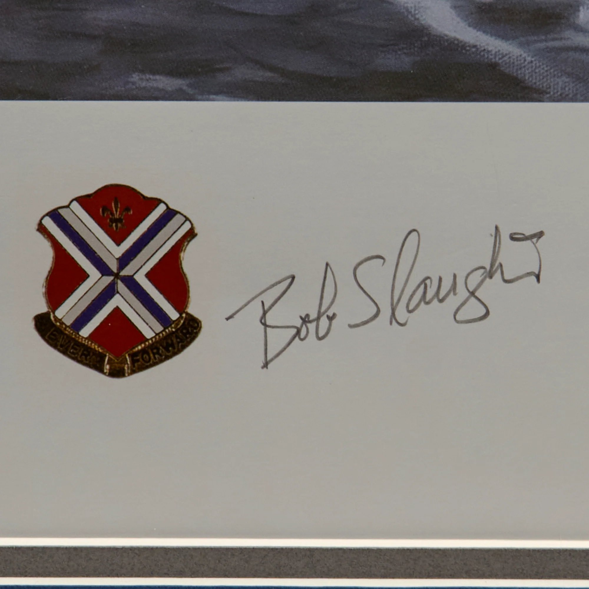 Original Signed Limited Edition Print: Framed 'The Stonewall Brigade' by Larry Selman Signed by Six Members of 116th Infantry Regiment Who Landed on D-Day 168/350 - 23 ¾ x 35 ¼' — image 7