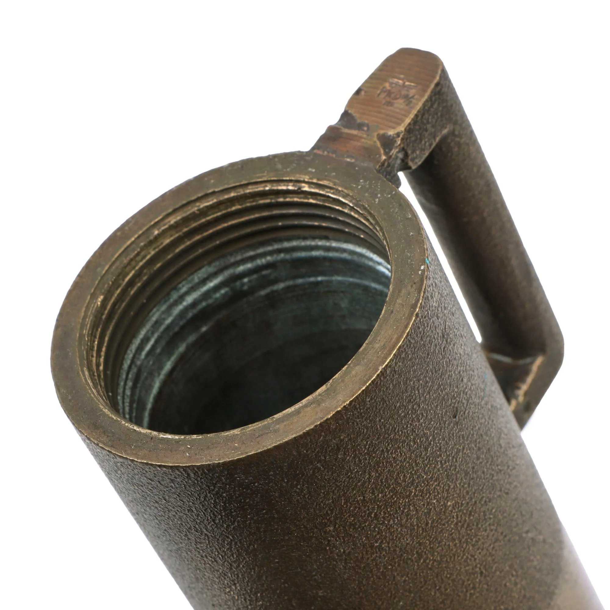 Original German WWII Kriegsmarine Navy Diver's Knife with Great KM Proof Stamps & Scabbard — image 11