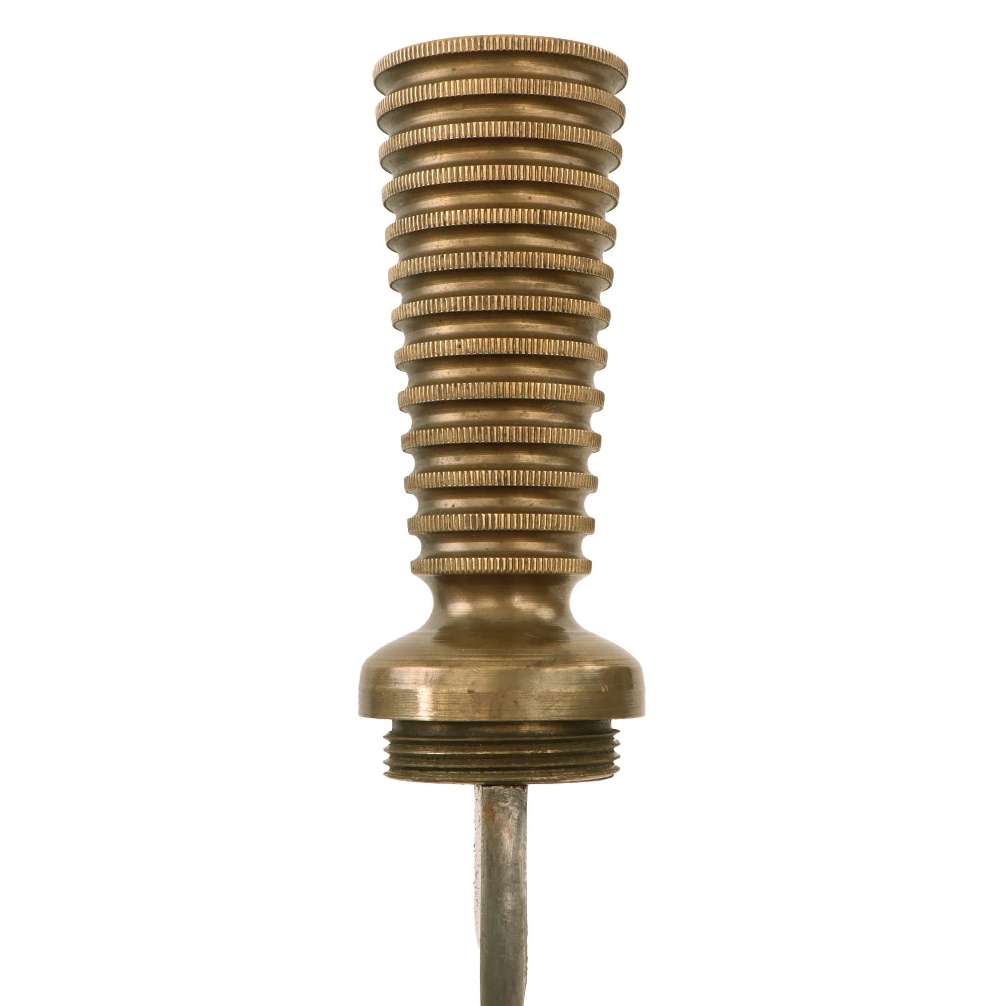 Original German WWII Kriegsmarine Navy Diver's Knife with Great KM Proof Stamps & Scabbard — image 9