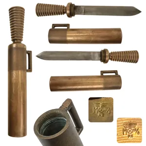 Original German WWII Kriegsmarine Navy Diver's Knife with Great KM …