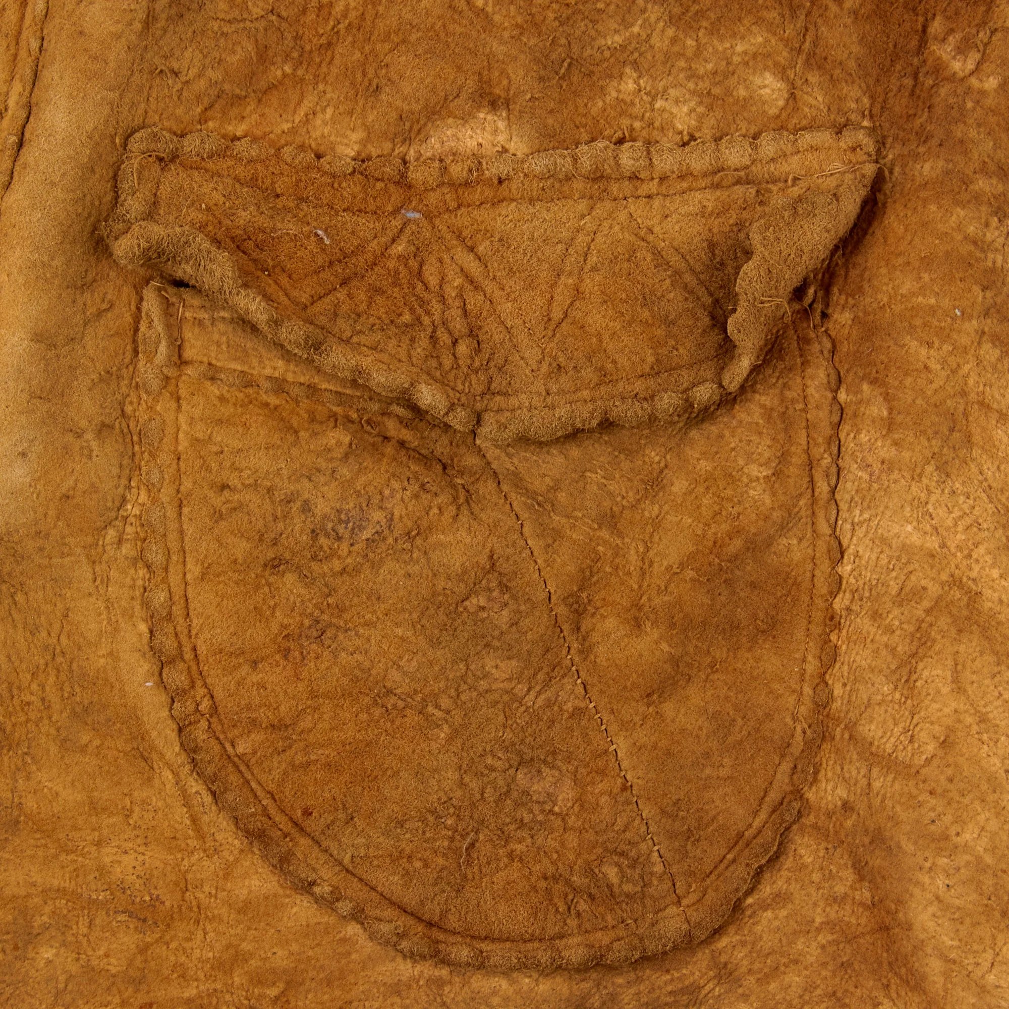 Original U.S. Indian Wars Old West Era Braintanned Buckskin Fringed Leather Jacket - Circa 1880s — image 8
