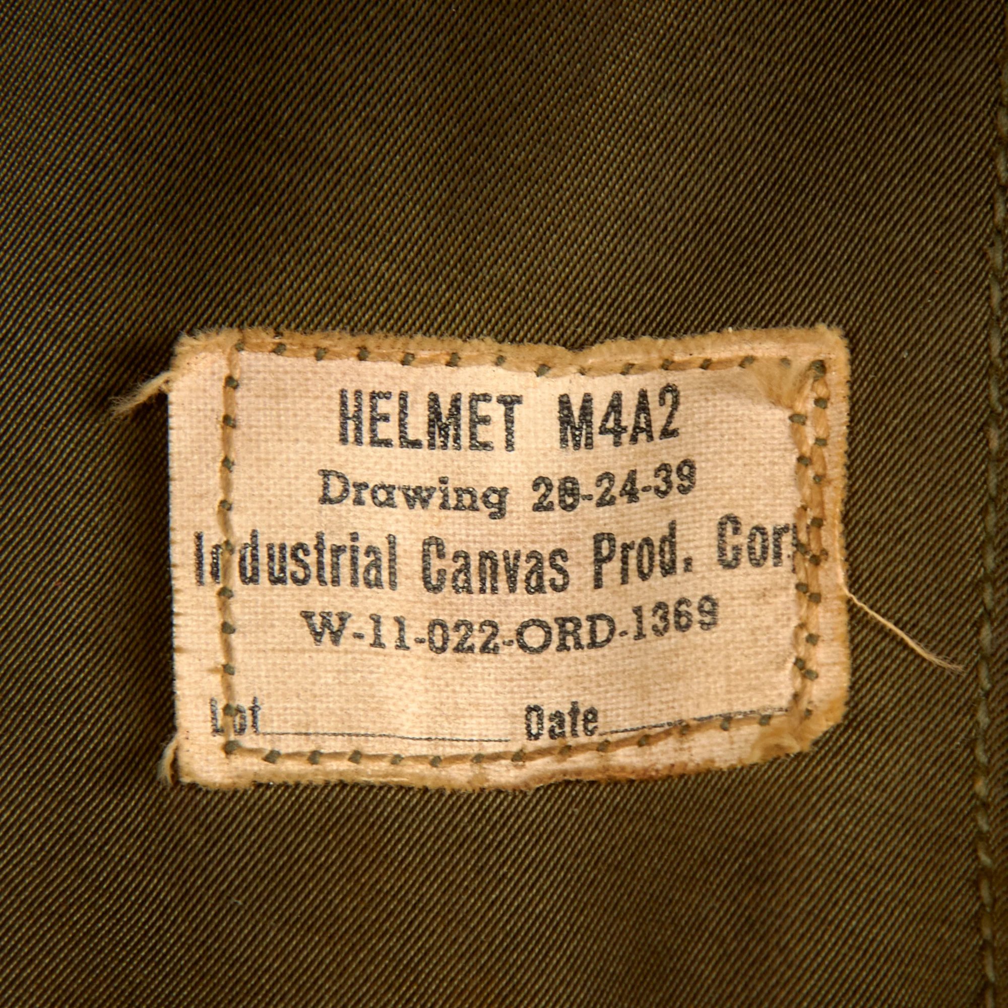 Original U.S. WWII USAAF Bomber Crew M4A2 Flak Helmet - Complete — image 3