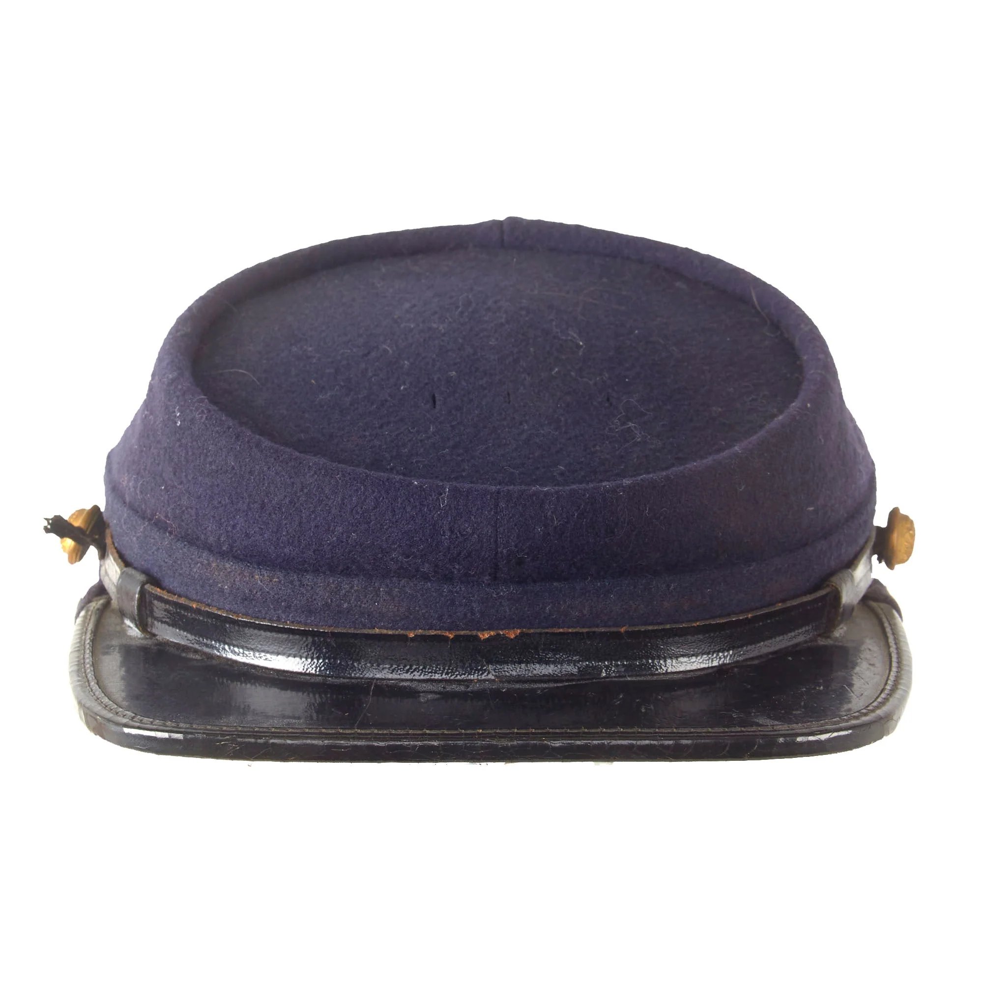 Original U.S. Indian Wars Model 1872 'Sons of the Union Veterans of the Civil War' Cavalry Issue Chasseur Style Pattern Kepi - Size 7 1/4 — image 8