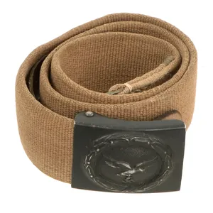 Original German WWII Rare Luftwaffe Afrikakorps DAK Web Belt with …