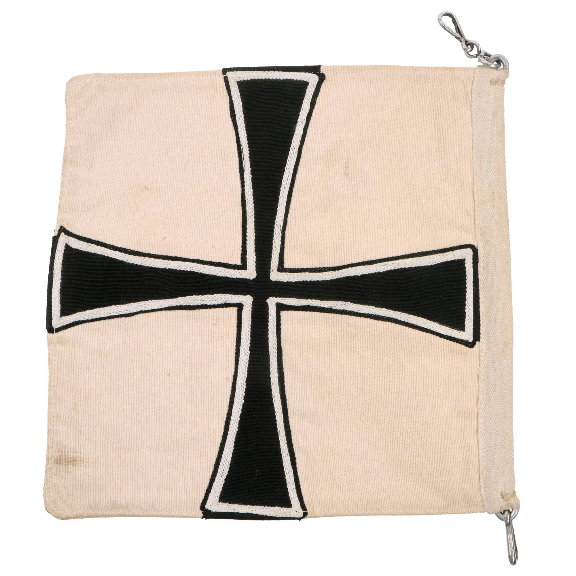 Original German WWII Kriegsmarine Admiral 8 3/4' x 8 3/4' Vehicle Command Flag Pennant - Admiralflagge — image 5