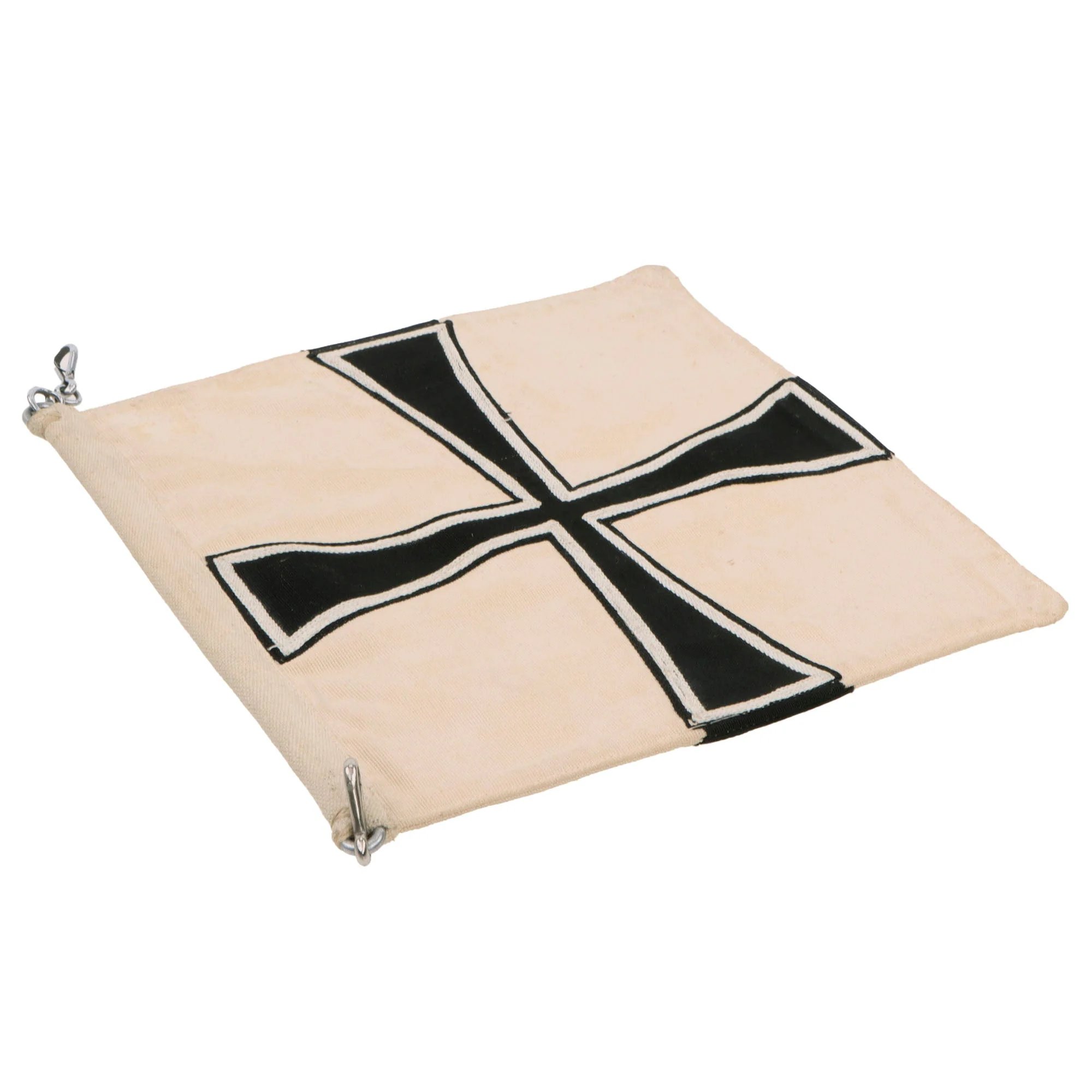 Original German WWII Kriegsmarine Admiral 8 3/4' x 8 3/4' Vehicle Command Flag Pennant - Admiralflagge — image 6