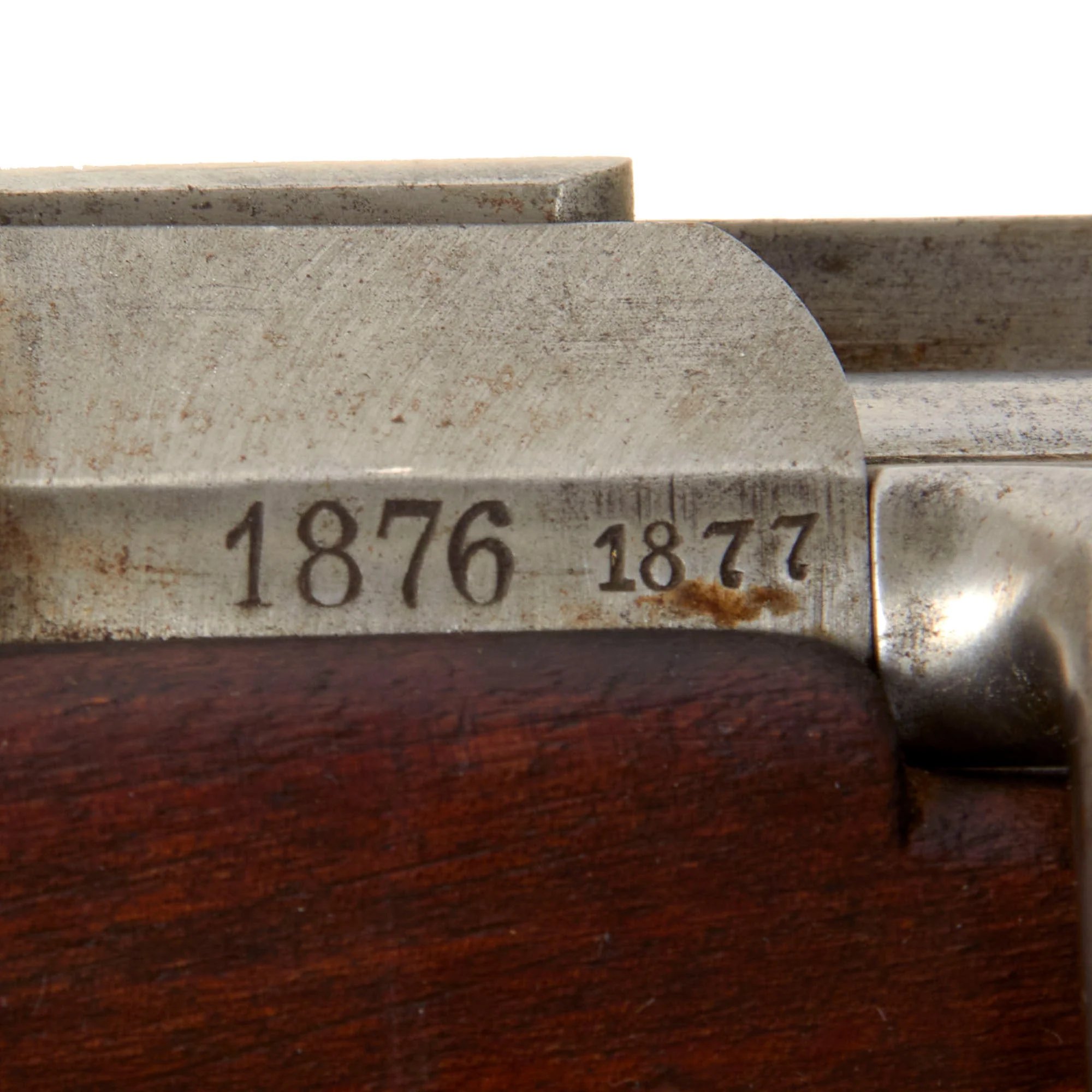 Original German Mauser Karabiner Mod. 71 Converted in France to Uruguay Daudeteau / Dovitis Carbine dated 1876 - serial 2712 — image 11