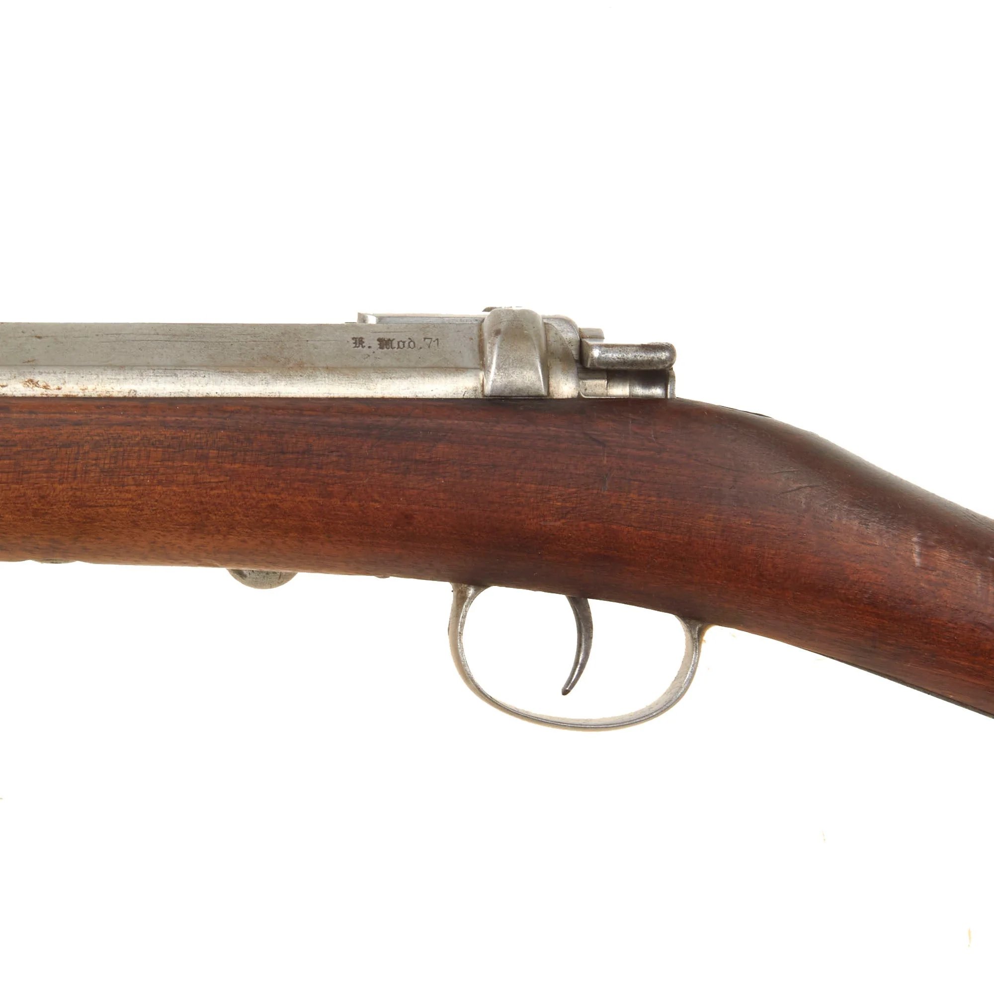 Original German Mauser Karabiner Mod. 71 Converted in France to Uruguay Daudeteau / Dovitis Carbine dated 1876 - serial 2712 — image 17