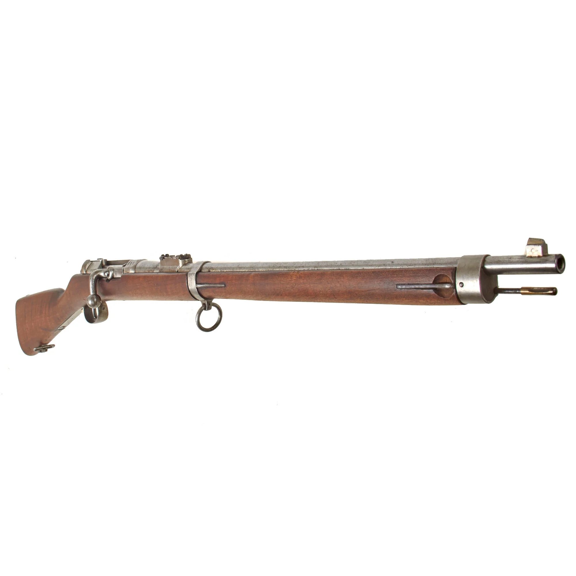 Original German Mauser Karabiner Mod. 71 Converted in France to Uruguay Daudeteau / Dovitis Carbine dated 1876 - serial 2712 — image 4