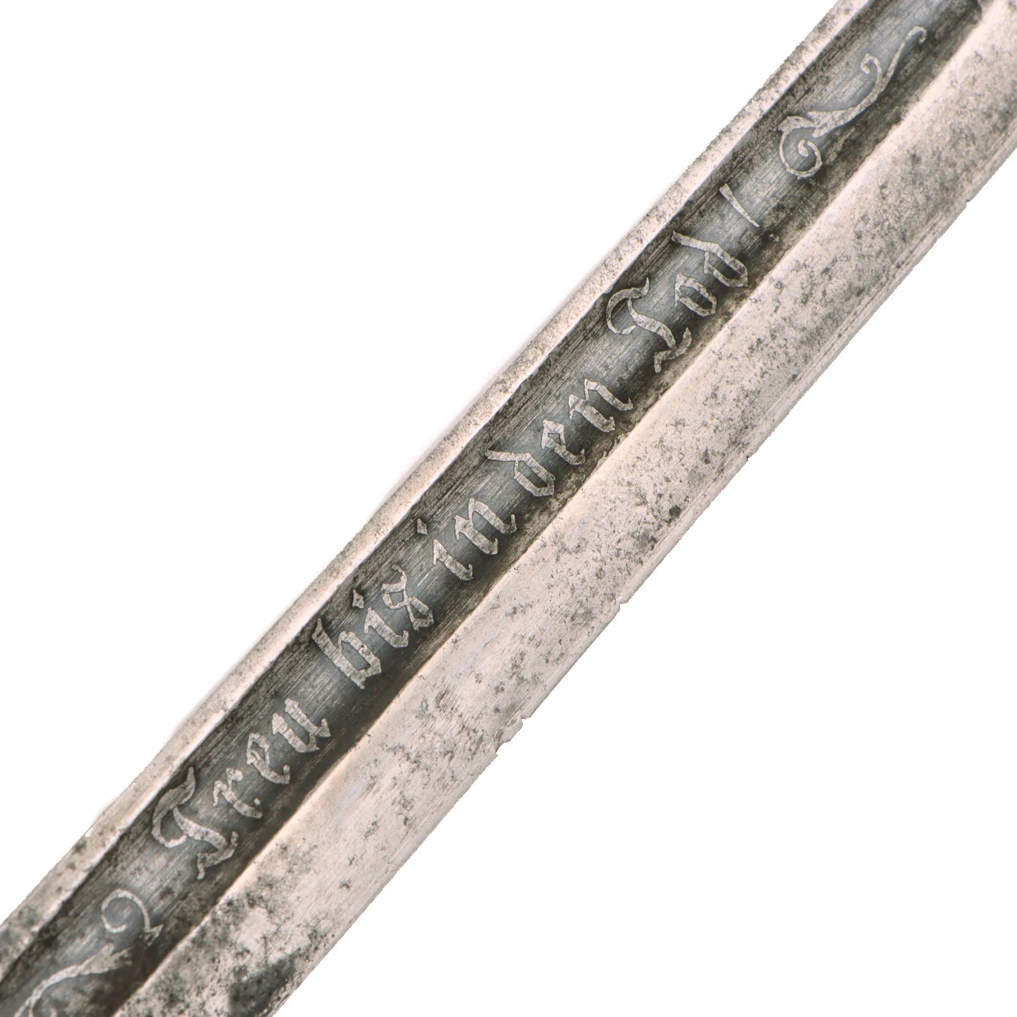 Original Austrian WWI Mannlicher M1895 NCO Bayonet by ŒWG Steyr with Hook Quillon, 'Loyal Until Death' Etched Blade & Troddle Knot - Featured in To The Hilt The Austrian Bayonet by David F. Machnicki — image 6