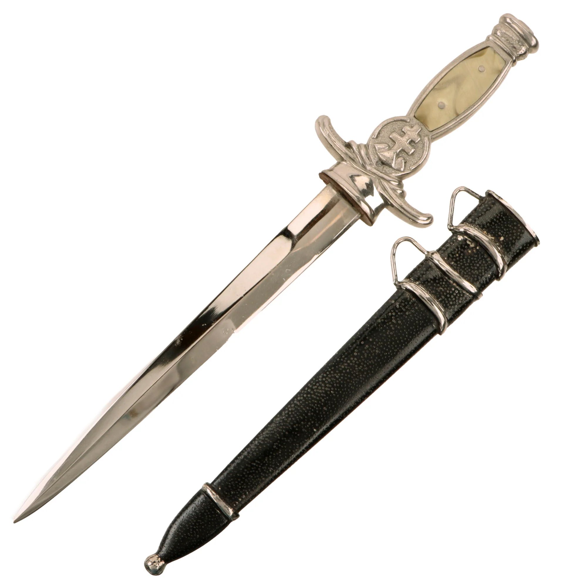 Original WWII Slovakian Army Officer Model 1939 Dagger with Correct Scabbard — image 3