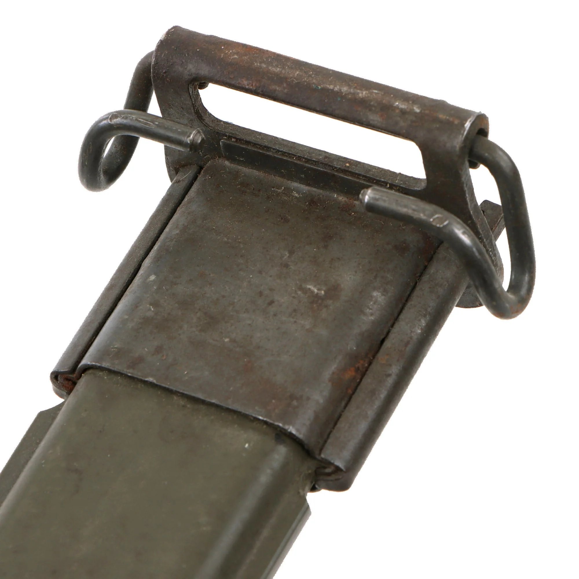 Original WWII U.S. Navy Mark 1 Plastic Training Bayonet by P.B. Co. with USN Mk1 Scabbard - Unbroken — image 15