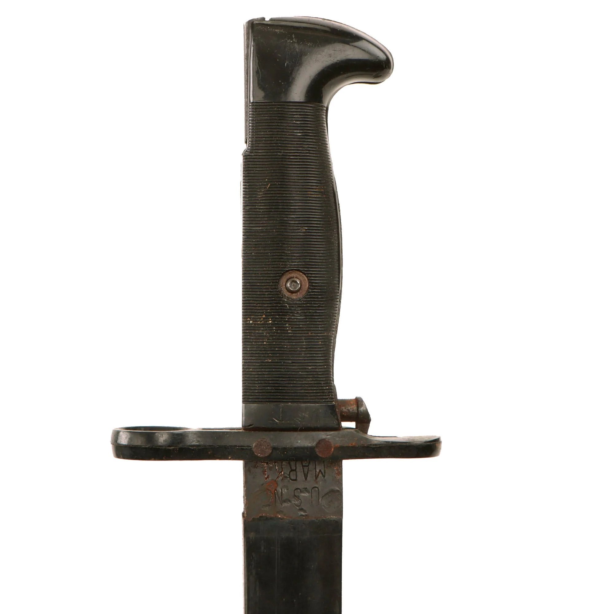 Original WWII U.S. Navy Mark 1 Plastic Training Bayonet by P.B. Co. with USN Mk1 Scabbard - Unbroken — image 8