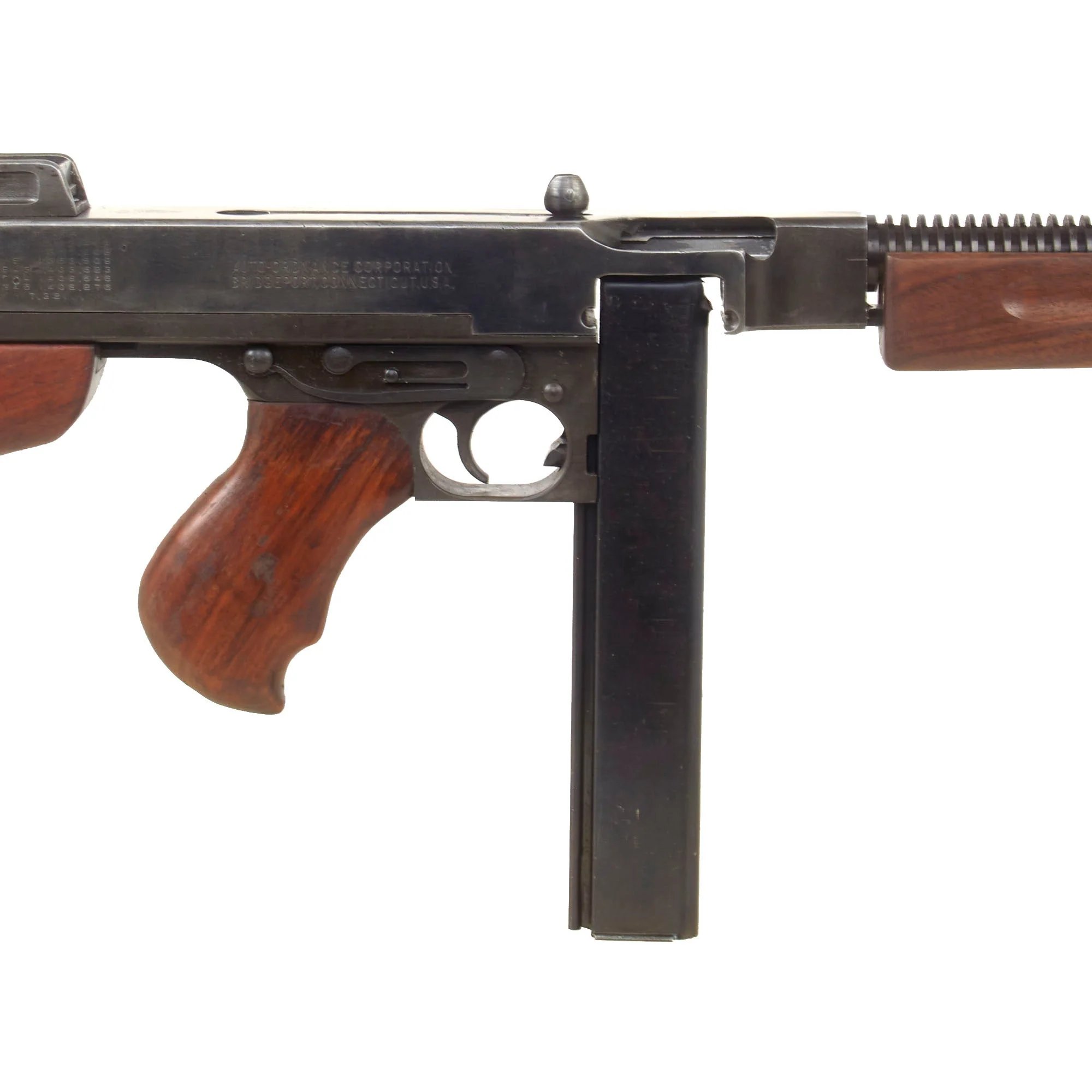 Original U.S. WWII Thompson M1928A1 Display Submachine Gun Serial NO.S-438974 - Original WW2 Parts — image 13