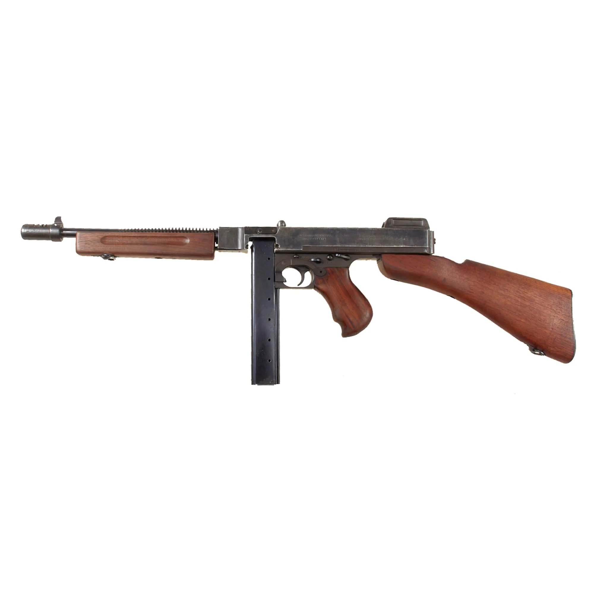 Original U.S. WWII Thompson M1928A1 Display Submachine Gun Serial NO.S-438974 - Original WW2 Parts — image 5