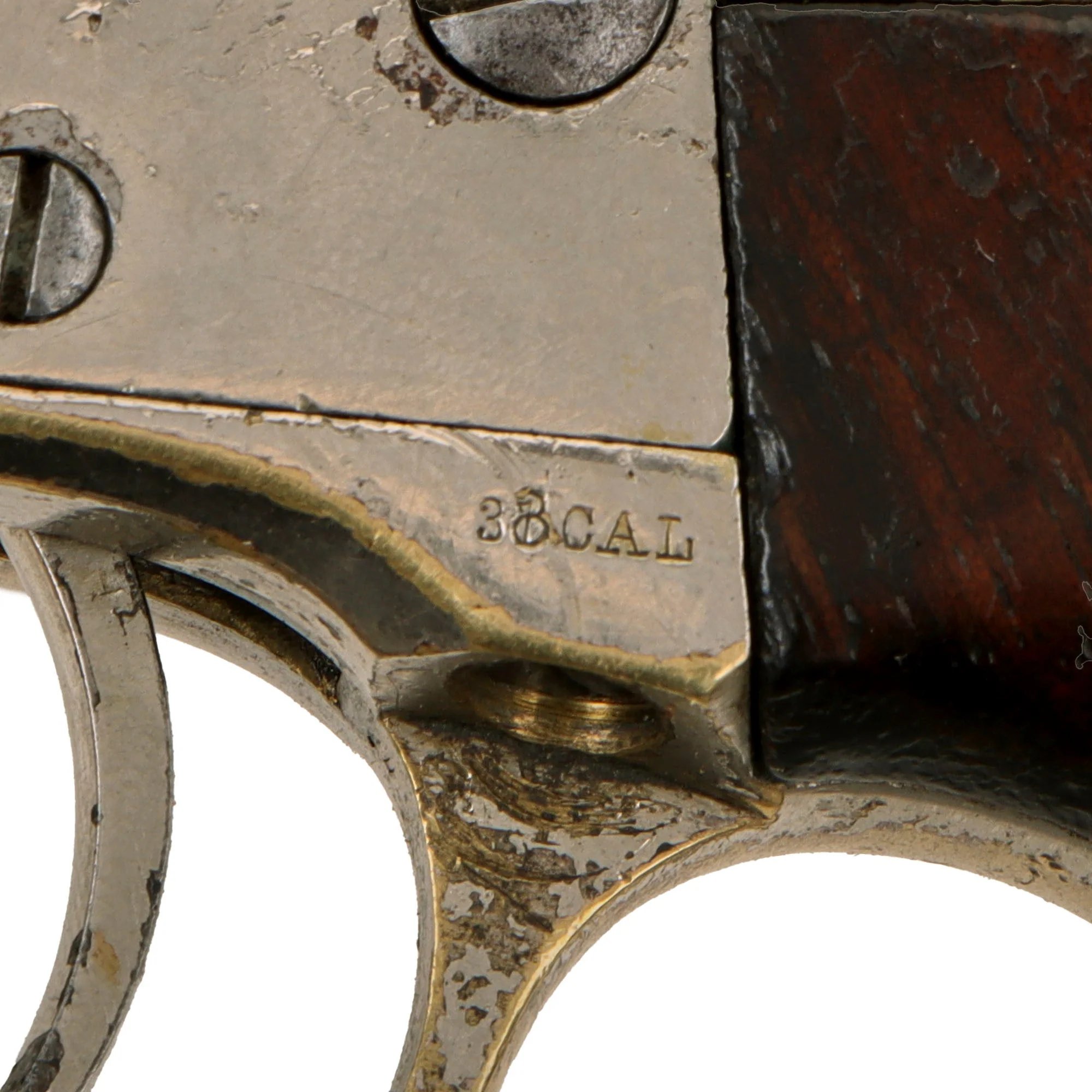 Original U.S. Civil War Era Rare Nickel-Plated Colt M-1862 Pocket Navy .38 Centerfire Cartridge Factory Converted Revolver - Serial 307737 — image 10