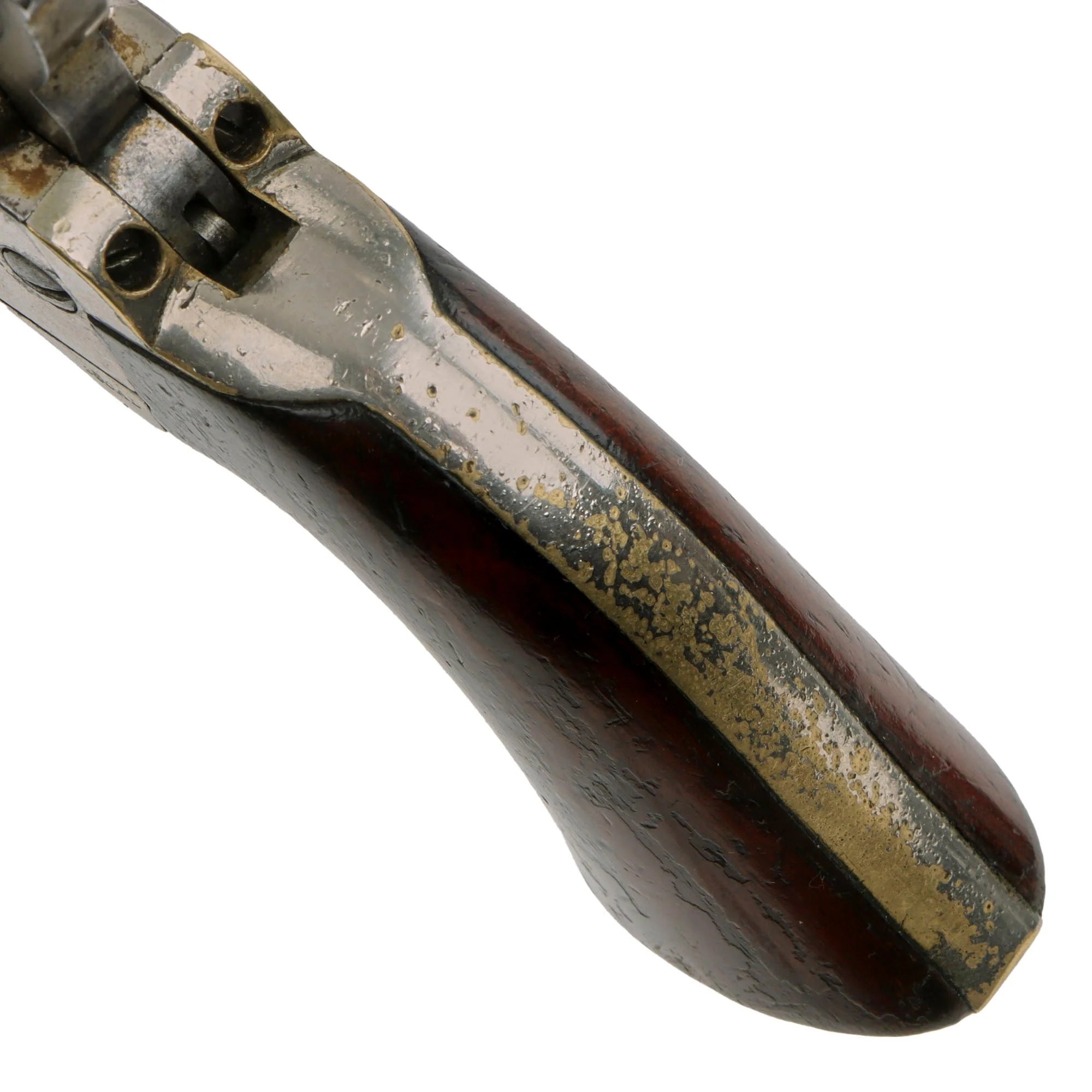 Original U.S. Civil War Era Rare Nickel-Plated Colt M-1862 Pocket Navy .38 Centerfire Cartridge Factory Converted Revolver - Serial 307737 — image 17