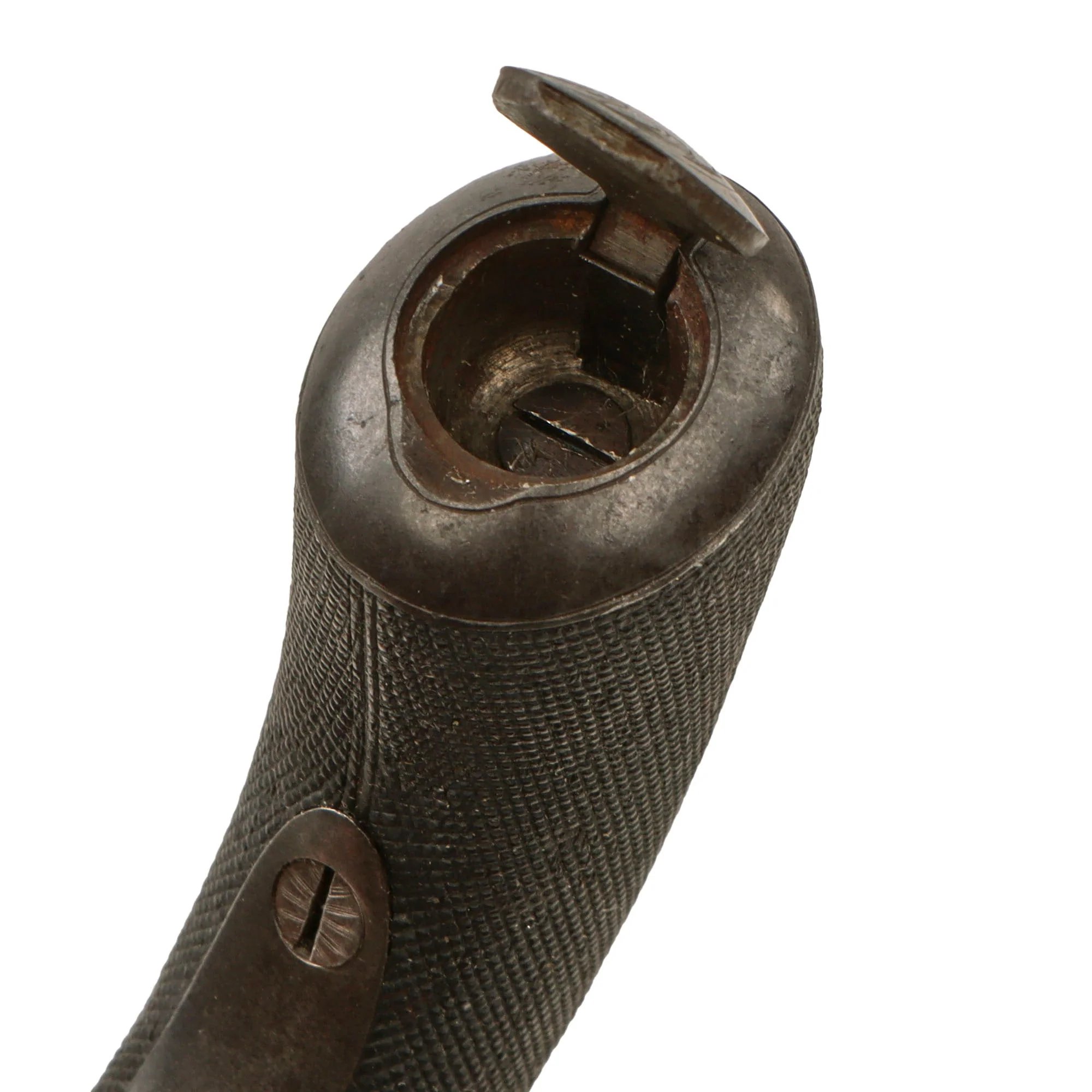 Original Victorian Era British Single Shot Side Hammer Percussion 'Belly Buster' Vest Pistol by Thomas K. Baker of London - circa 1840 — image 7