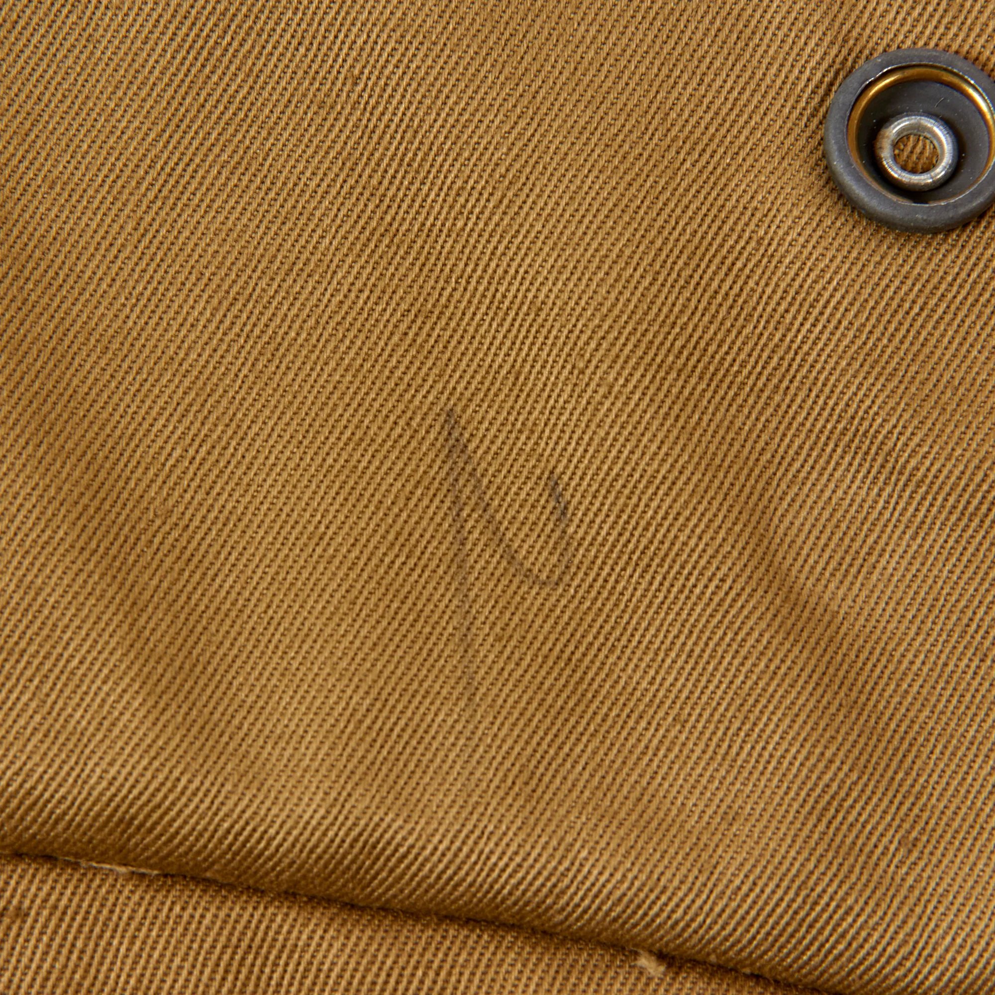 Original U.S. WWII Airborne M1942 Paratrooper Jump Jacket without Reinforcements with Quartermaster Contract Tag & Original Belt - Excellent — image 15