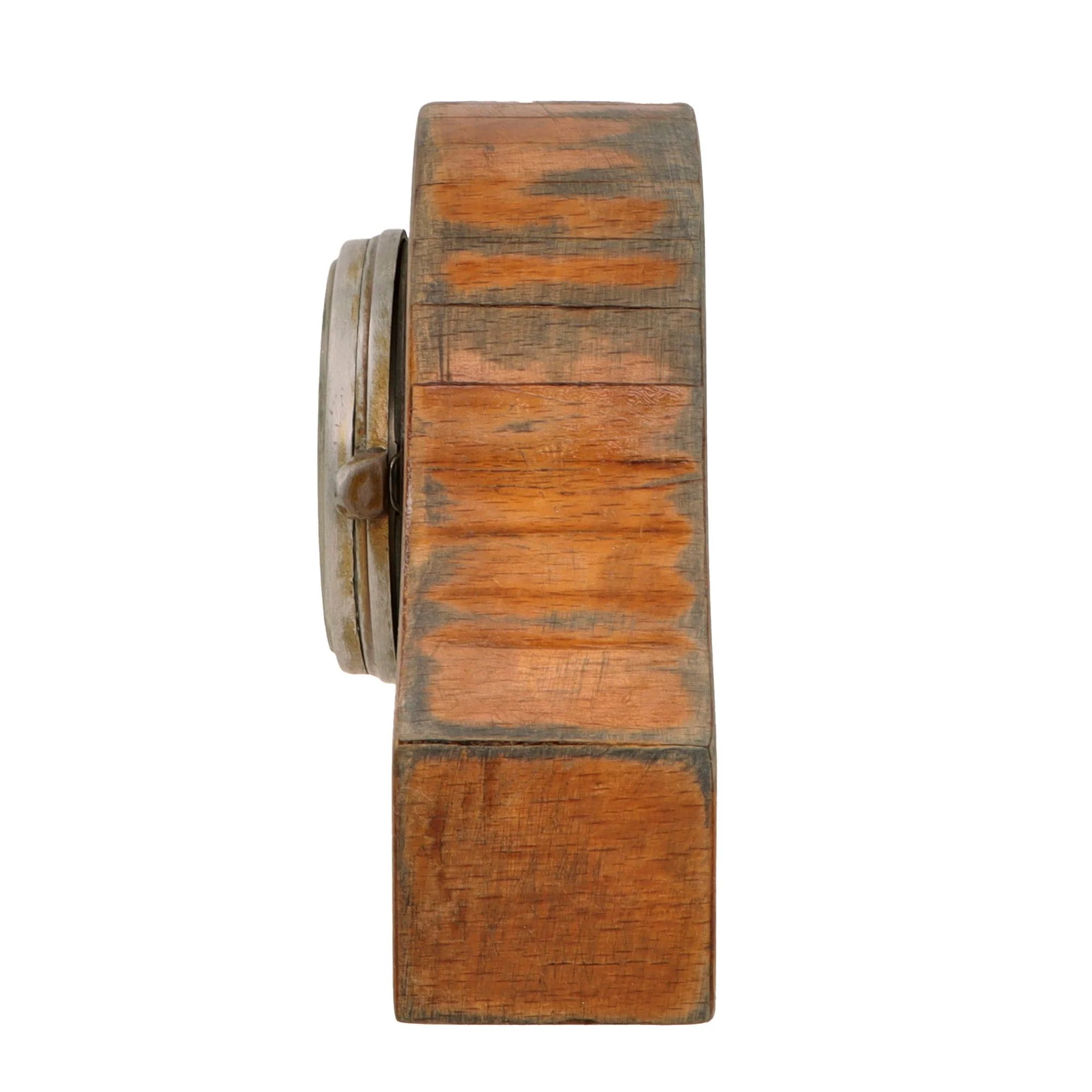 Original German WWII Luftwaffe 1939-Dated Radio Operator's Clock by Junghans in Period Souvenir Stand - Functional - Fl. 25591 — image 7