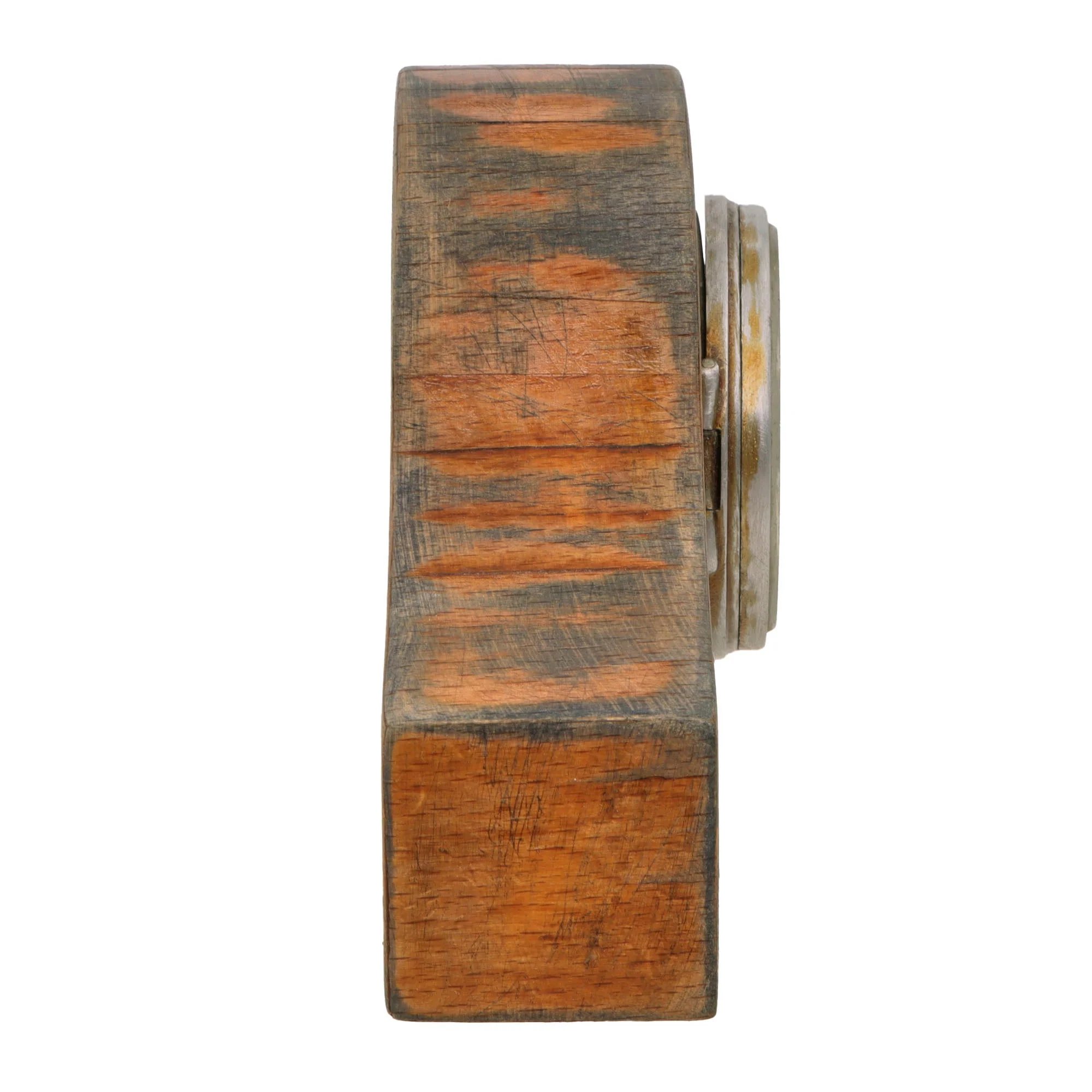 Original German WWII Luftwaffe 1939-Dated Radio Operator's Clock by Junghans in Period Souvenir Stand - Functional - Fl. 25591 — image 8