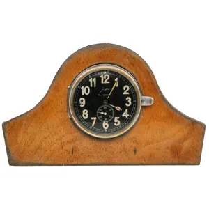 Original German WWII Luftwaffe 1939-Dated Radio Operator's Clock by Junghans …